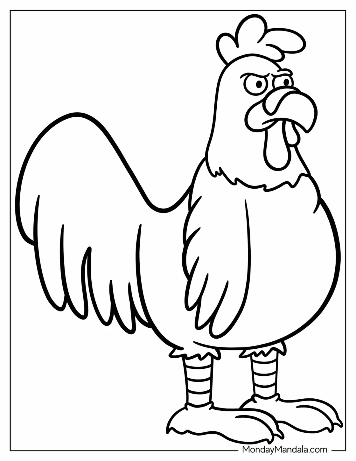 Family Guy Coloring Page Of  Ernie The Giant Chicken coloring page