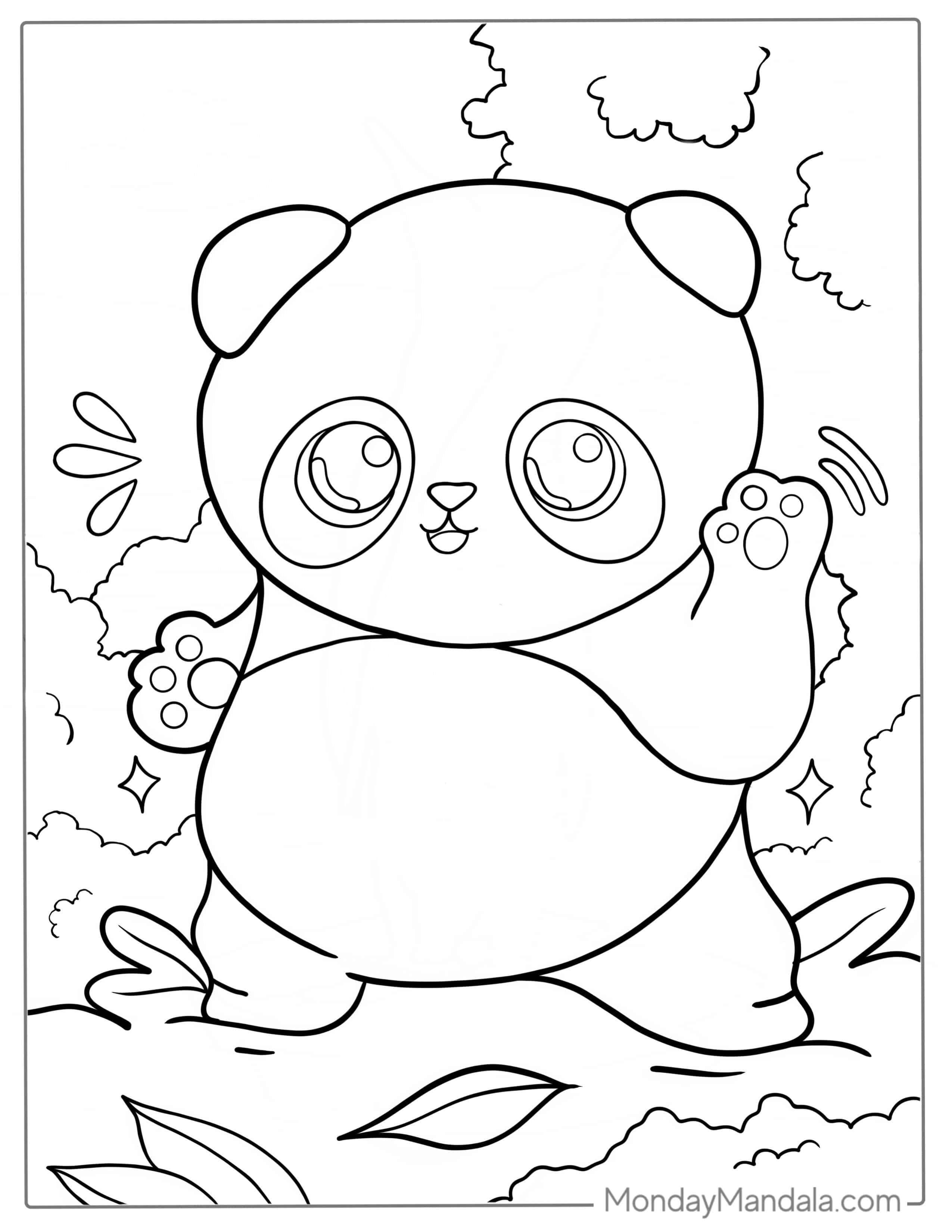 Baby Po From Kung Fu Panda To Color_ coloring page