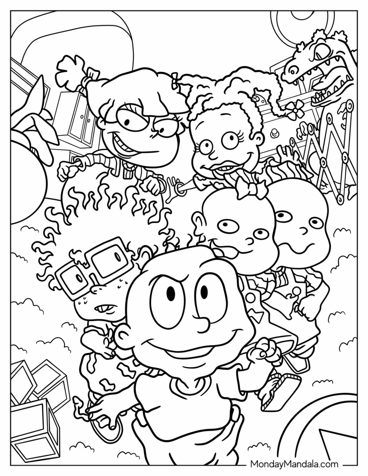 Nickelodeon Coloring Page Of Rugrats coloring page