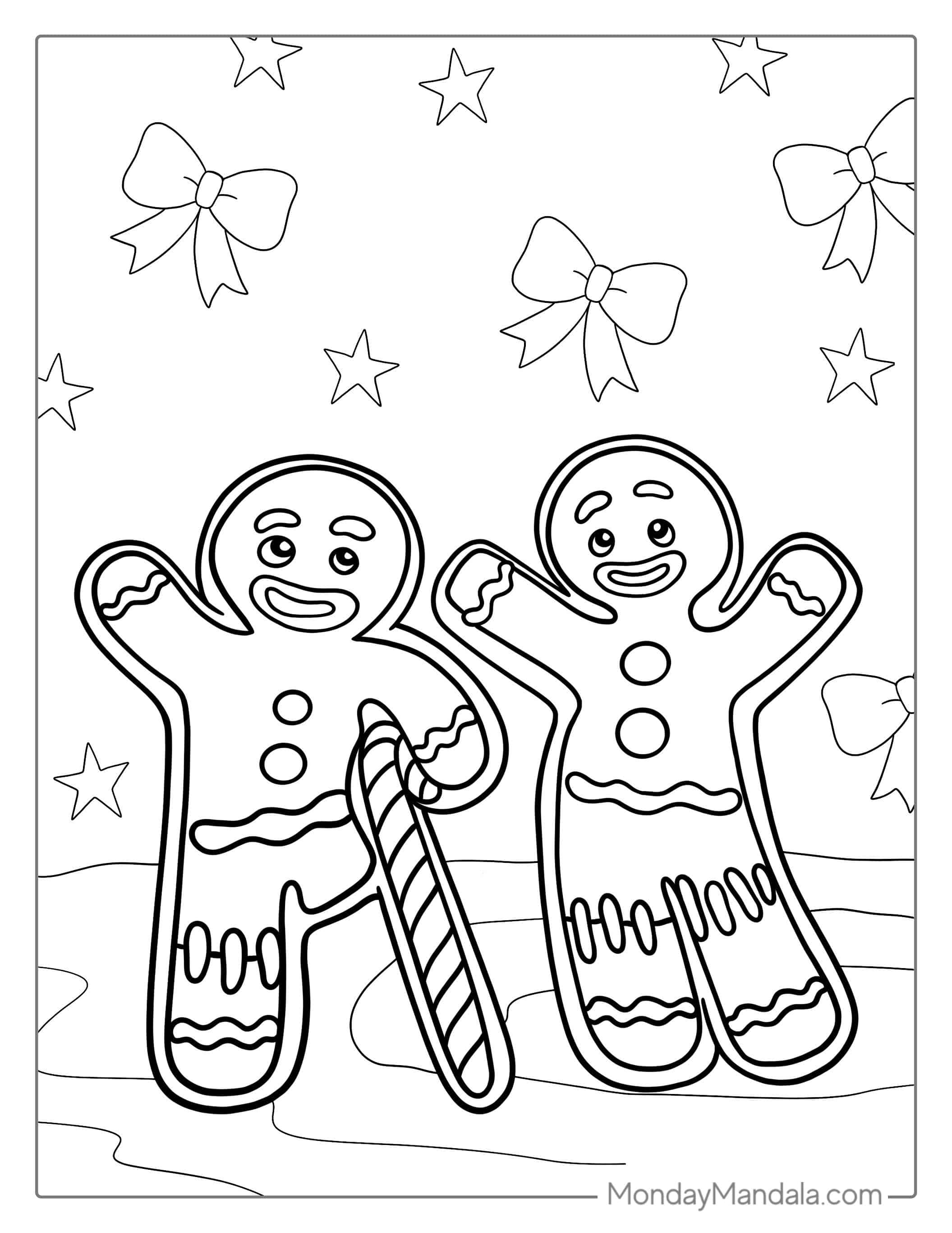 Shrek Gingerbread Man Coloring Page coloring page