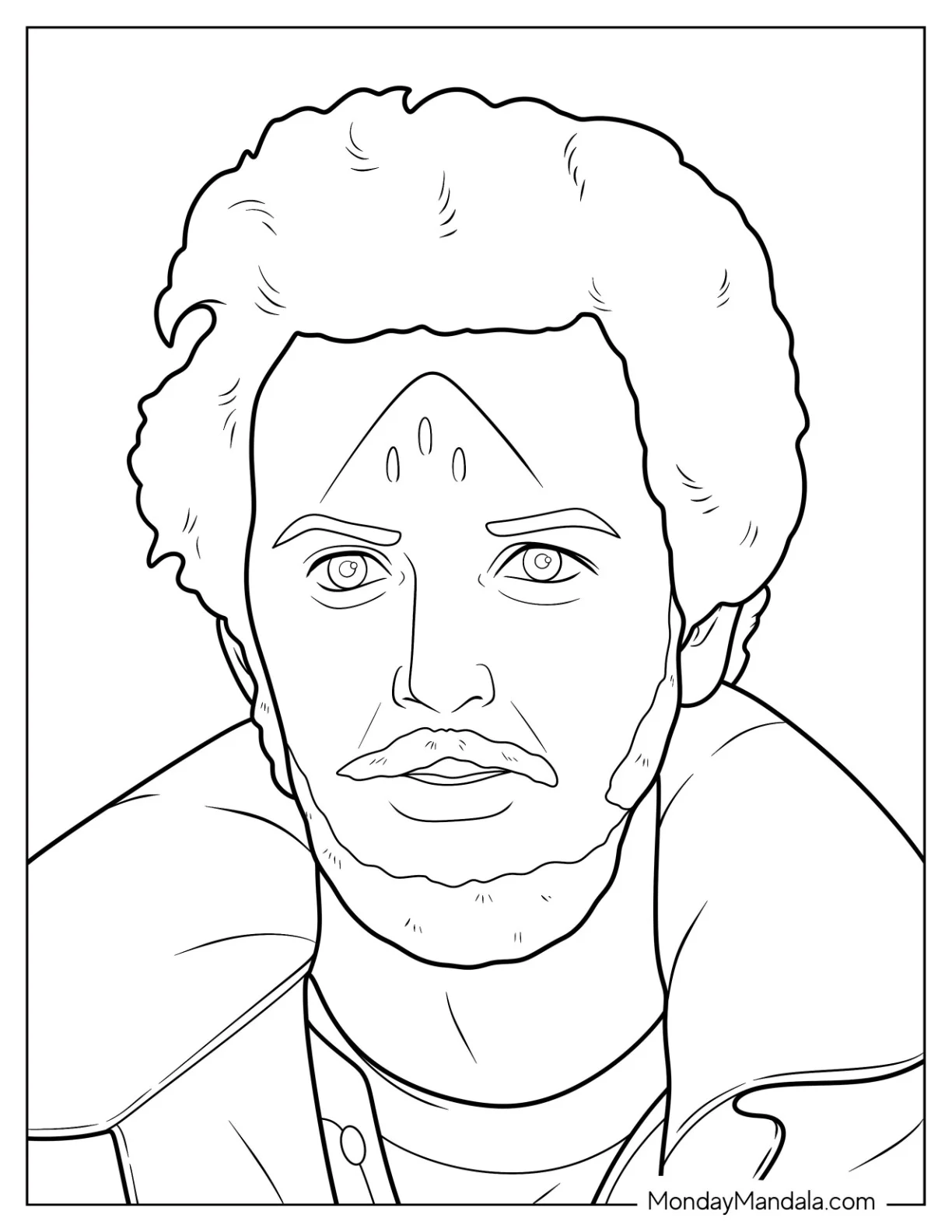 Home Alone Coloring Page Of Injured Marv coloring page