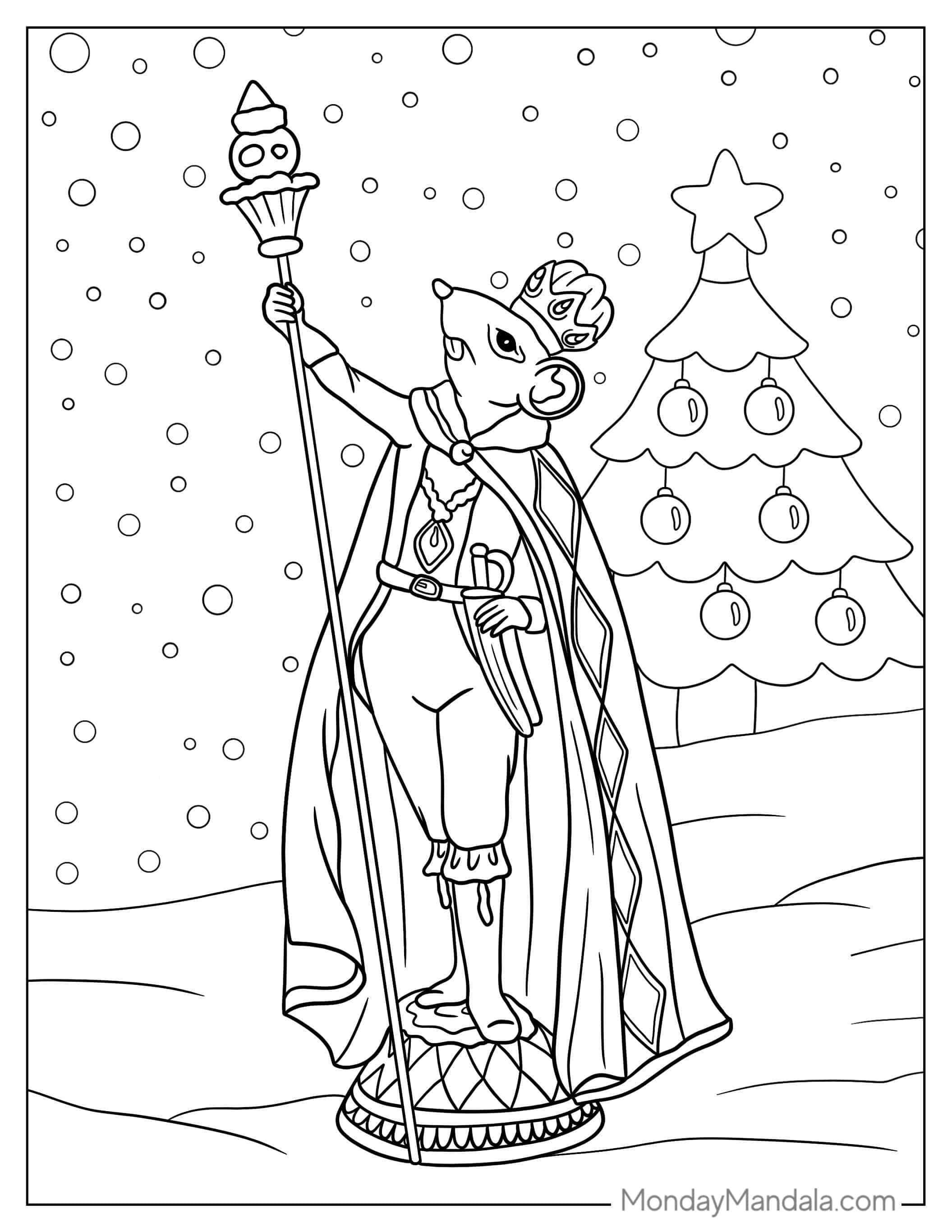 Coloring Sheet Of The Nutcracker Mouserinks coloring page