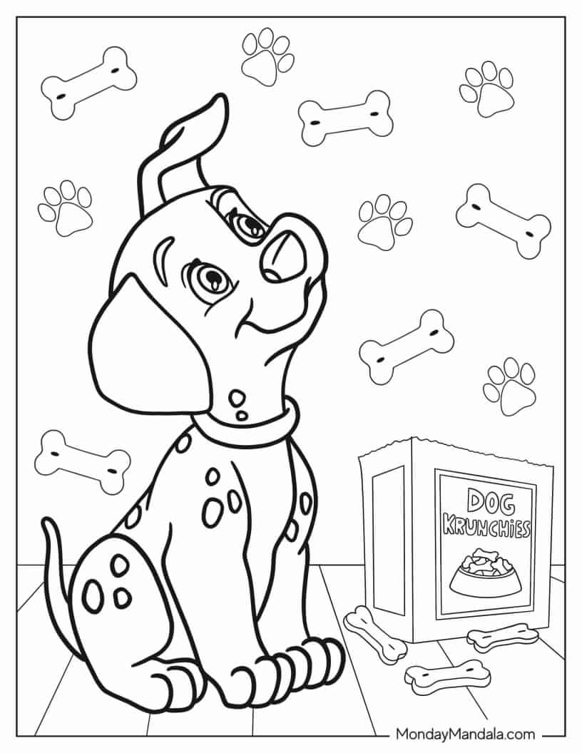 Lucky Of 101 Dalmatians coloring page