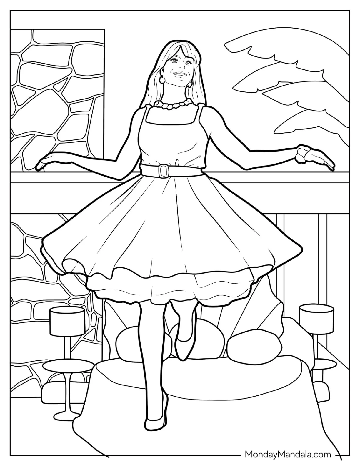 Barbie Movie Coloring page 4 coloring page