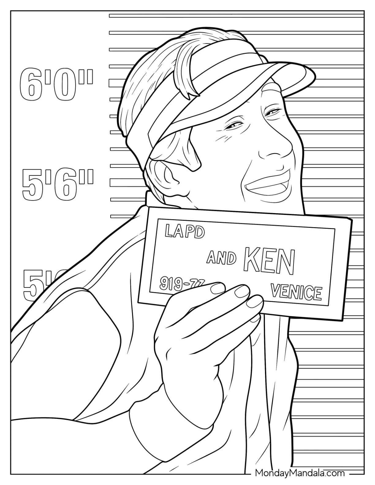 Barbie Movie Coloring page Ken coloring page