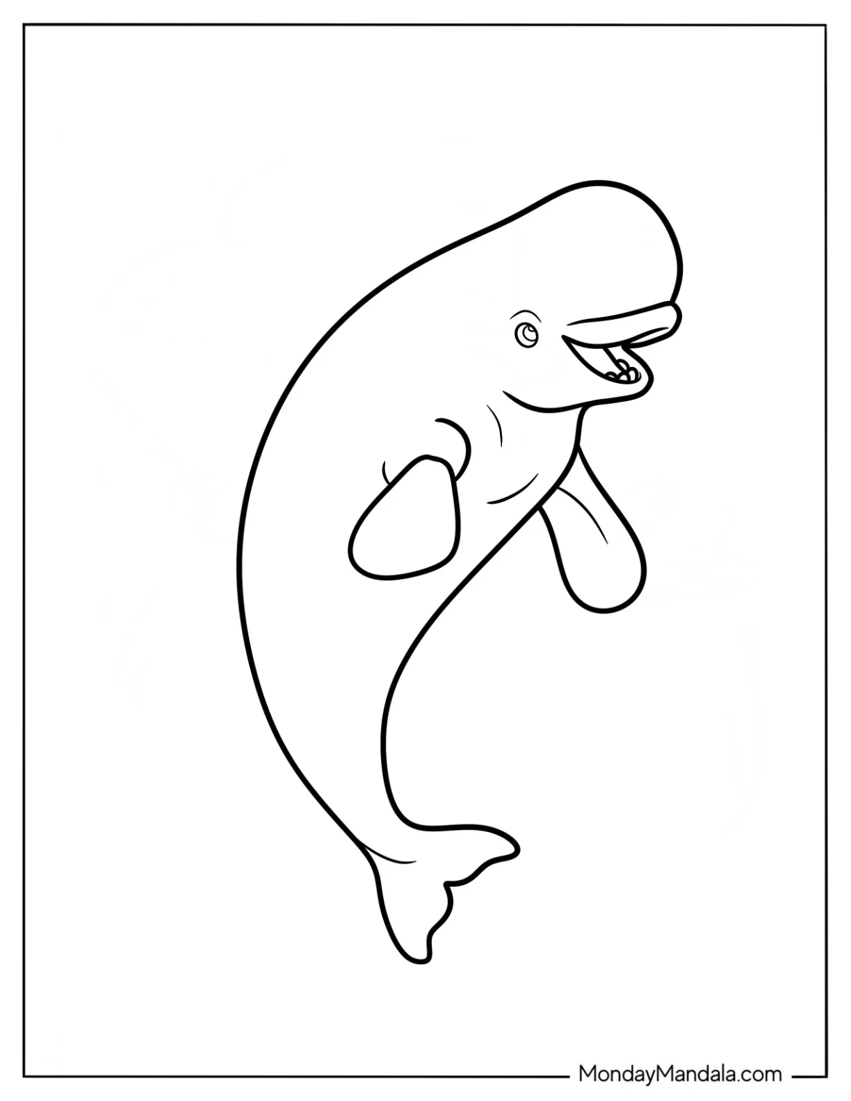 Finding Dory Coloring Page Bailey Outline For Kids coloring page