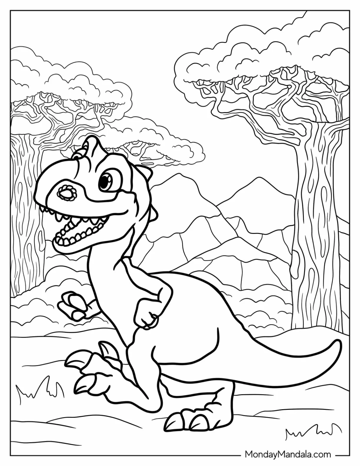 Ice Age Coloring Page Of Ice Age Baby Dino Shelly For Kids coloring page