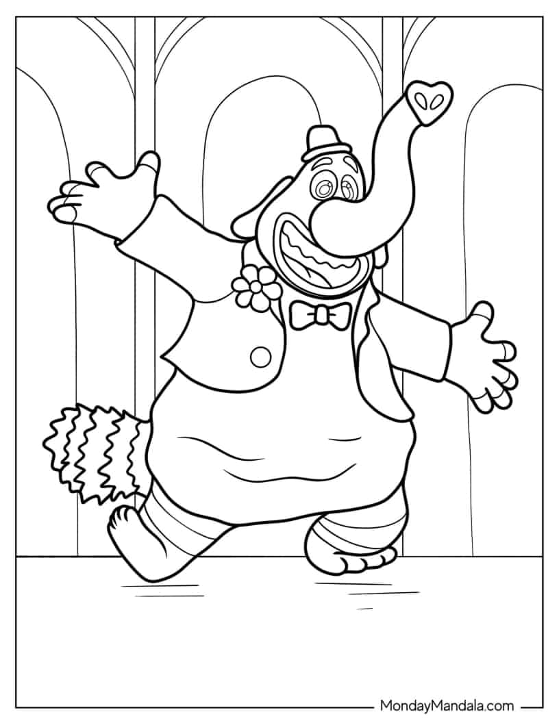 Bing Bong Coloring Page For Kids coloring page