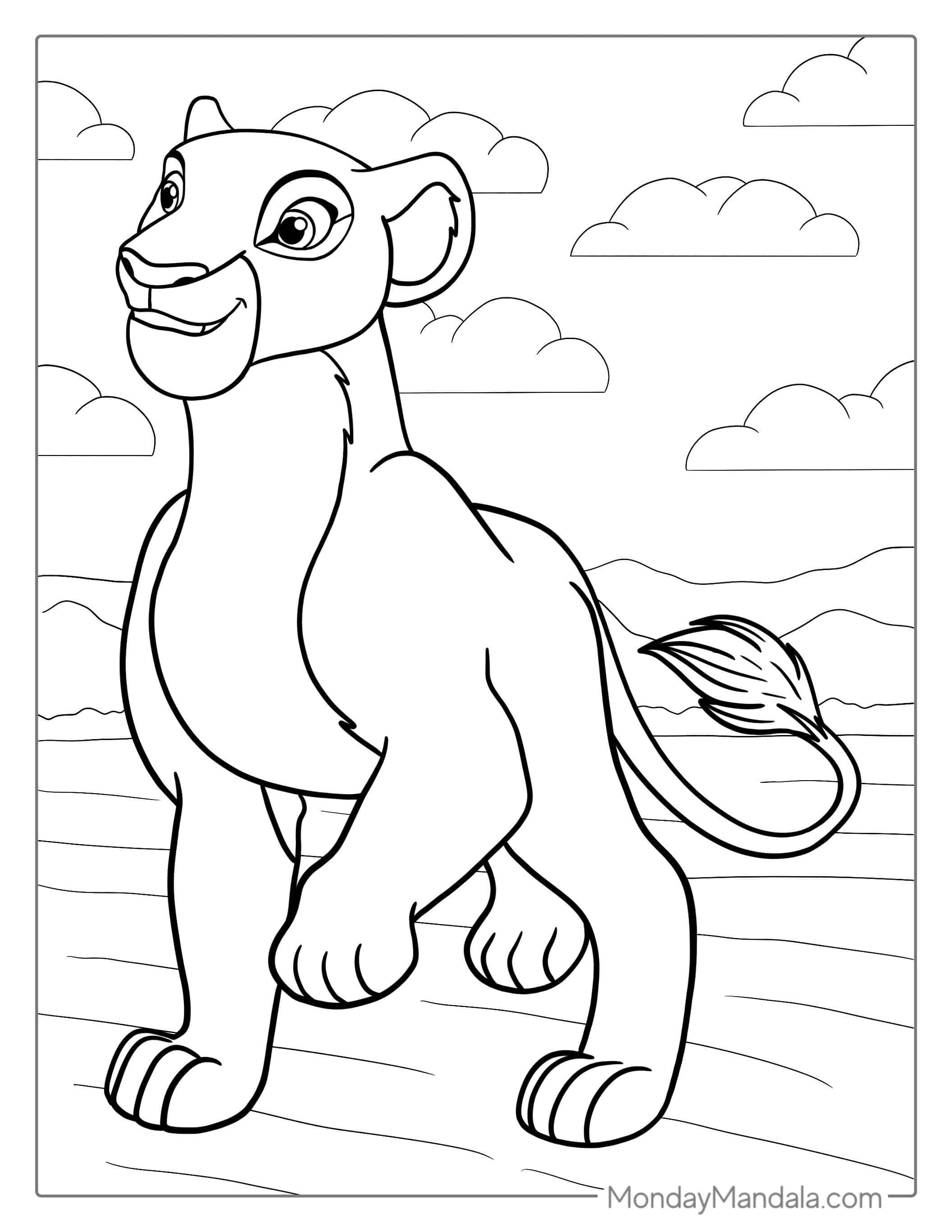 Coloring Sheet Of Sarabi coloring page