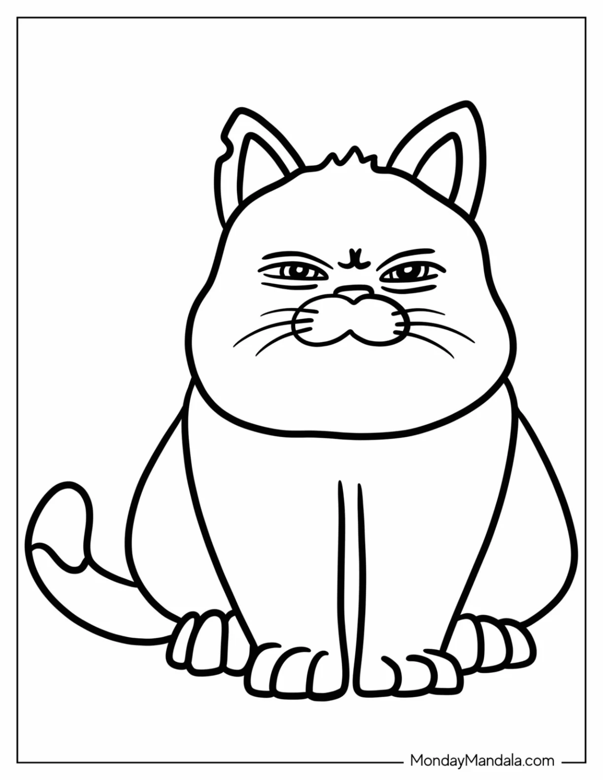 Luca Coloring Page Of Easy Machiavelli Outline For Preschoolers coloring page — printable line art