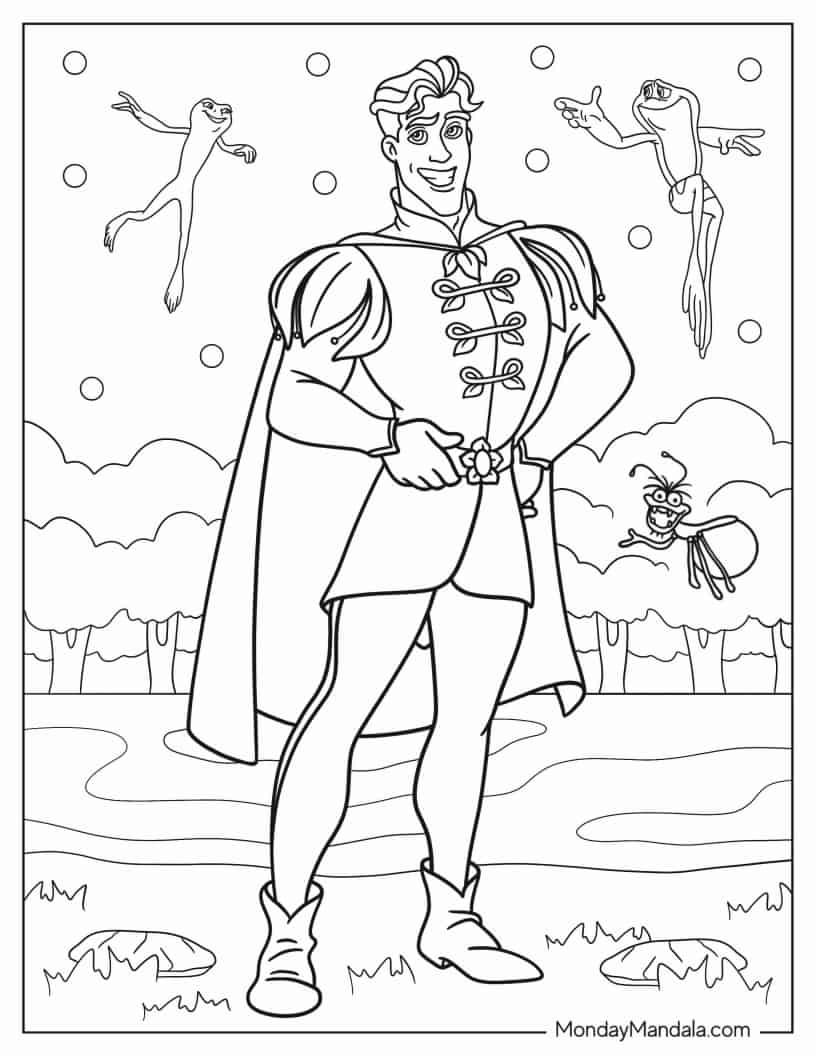 Prince Naveen Coloring Page coloring page