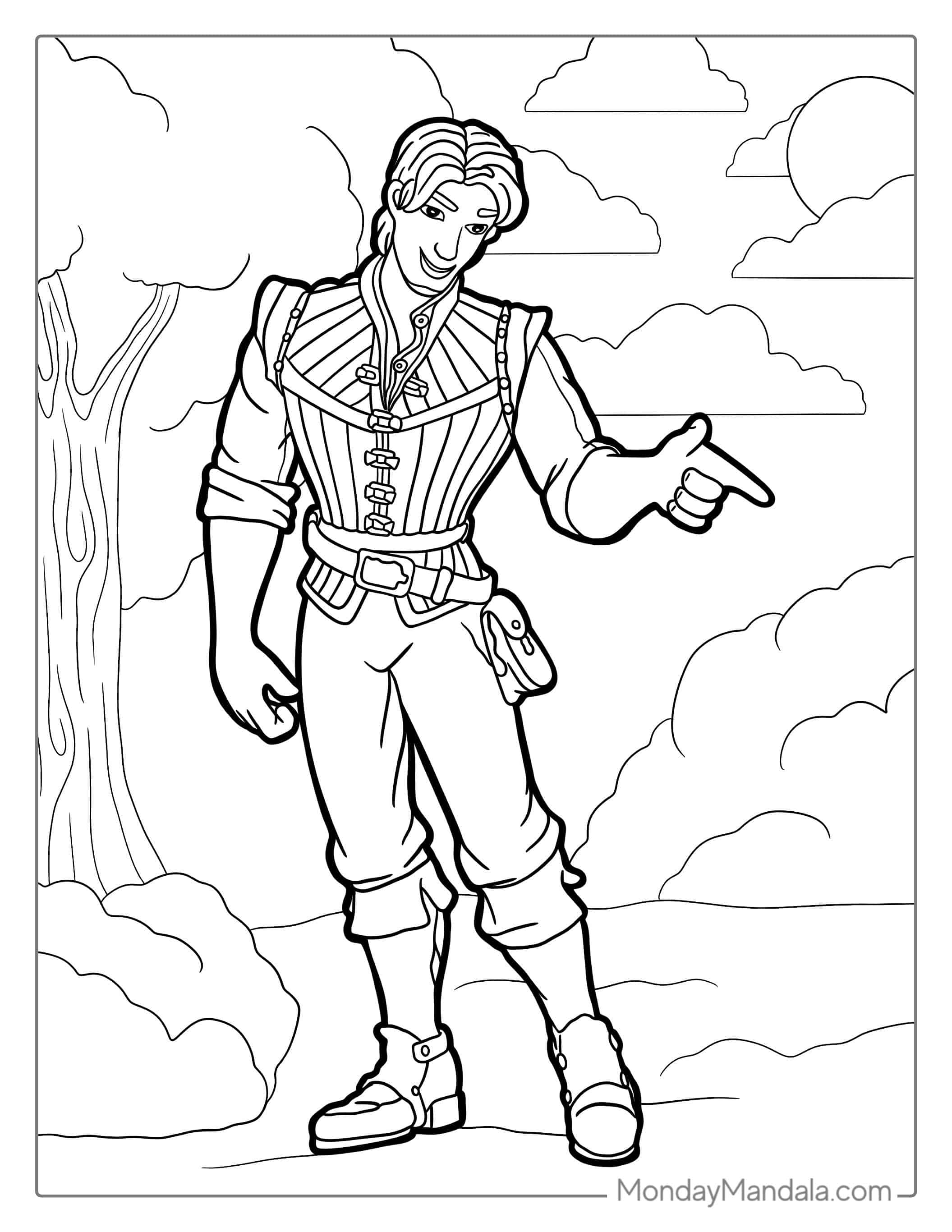 Eugene Coloring Page For Kids coloring page