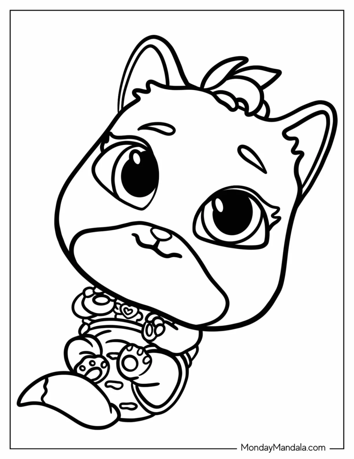 TOTS Coloring Page Of Baby Kiki TOTS For Kids coloring page