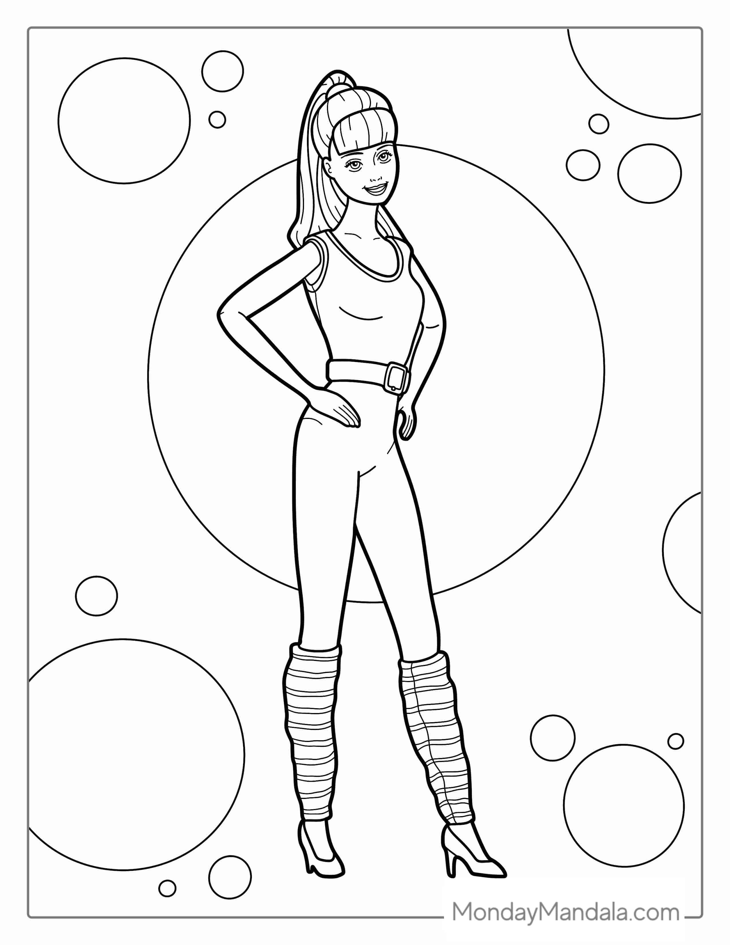 Barbie From Toy Story Coloring Page coloring page