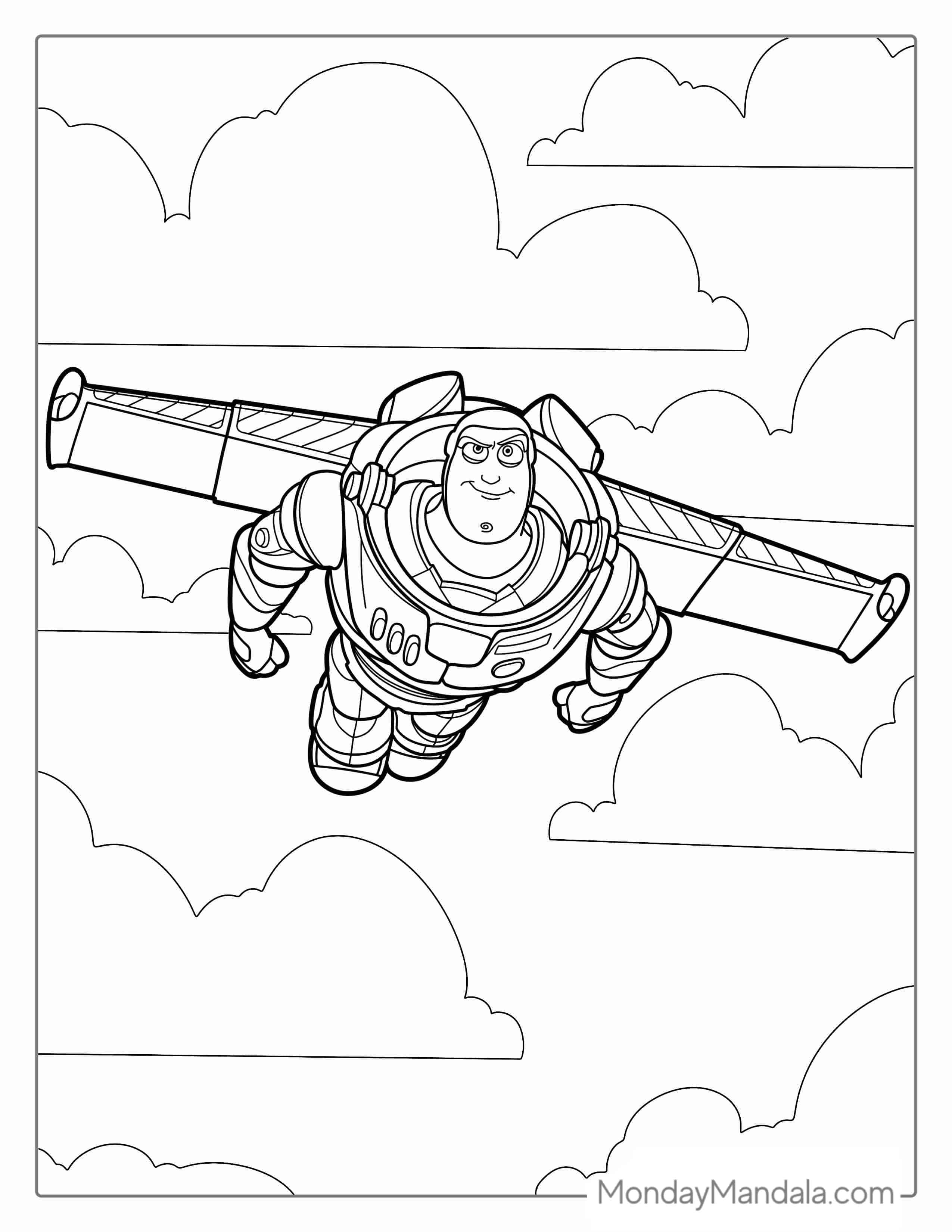 To Infinity And Beyond Coloring Page coloring page