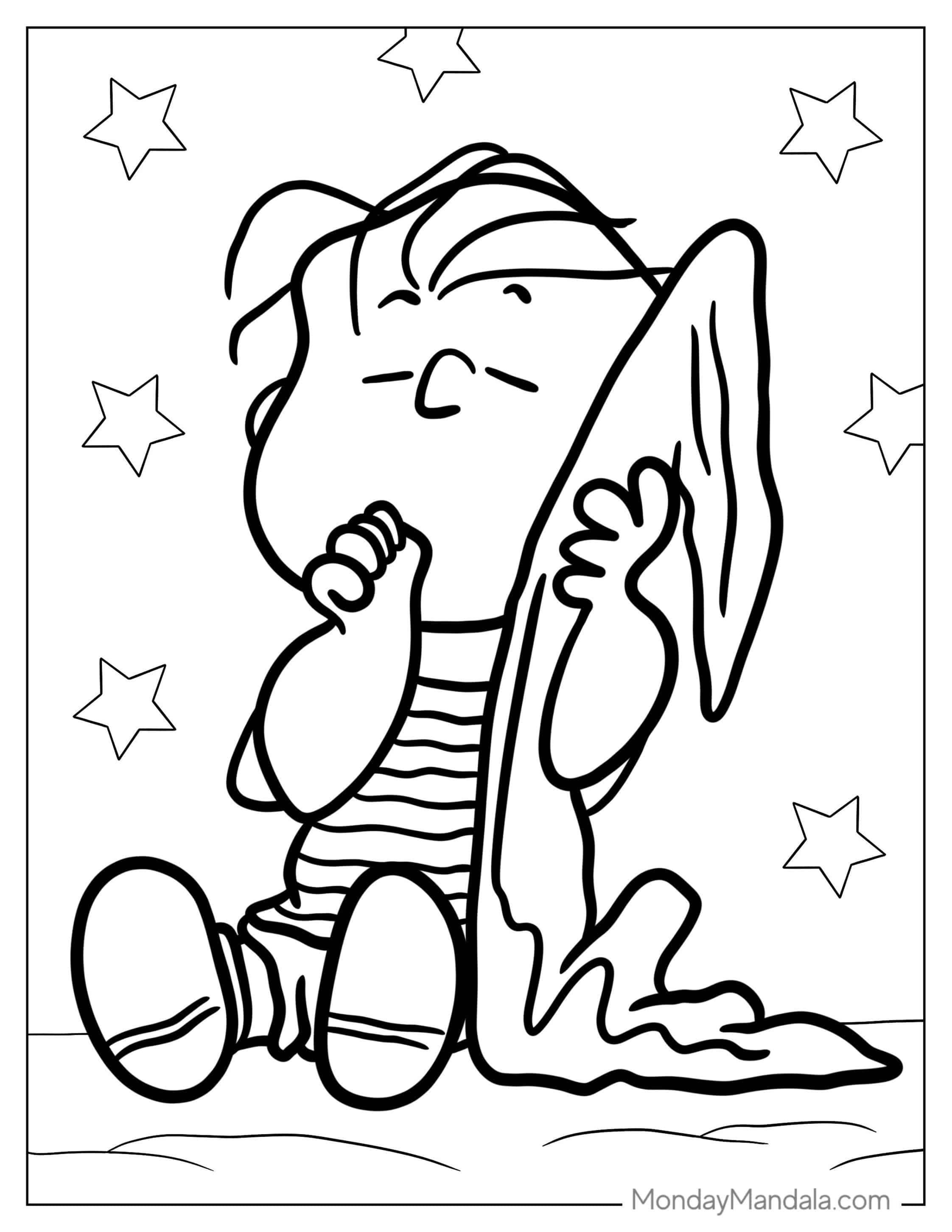 Coloring Page Of Linus coloring page