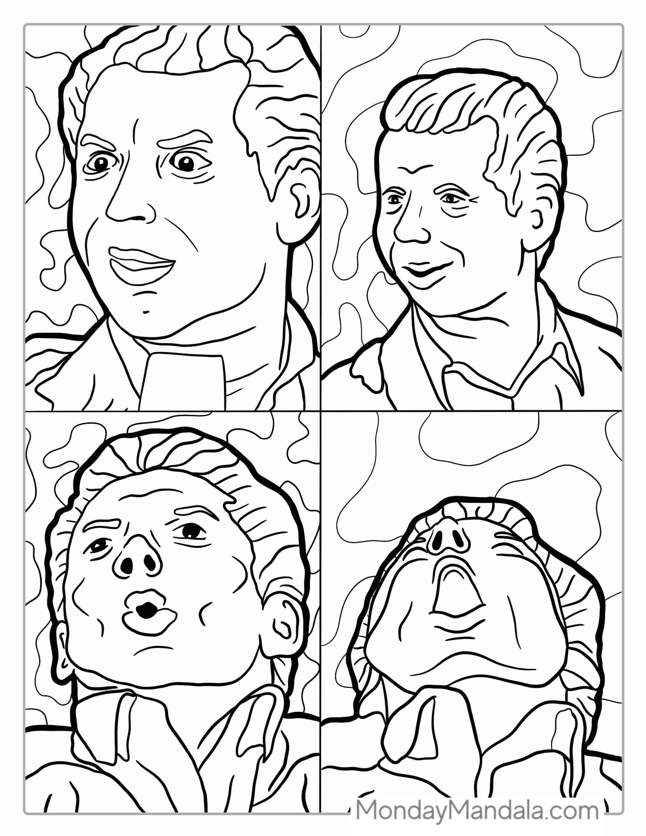 Vince McMahon Meme Coloring Page coloring page