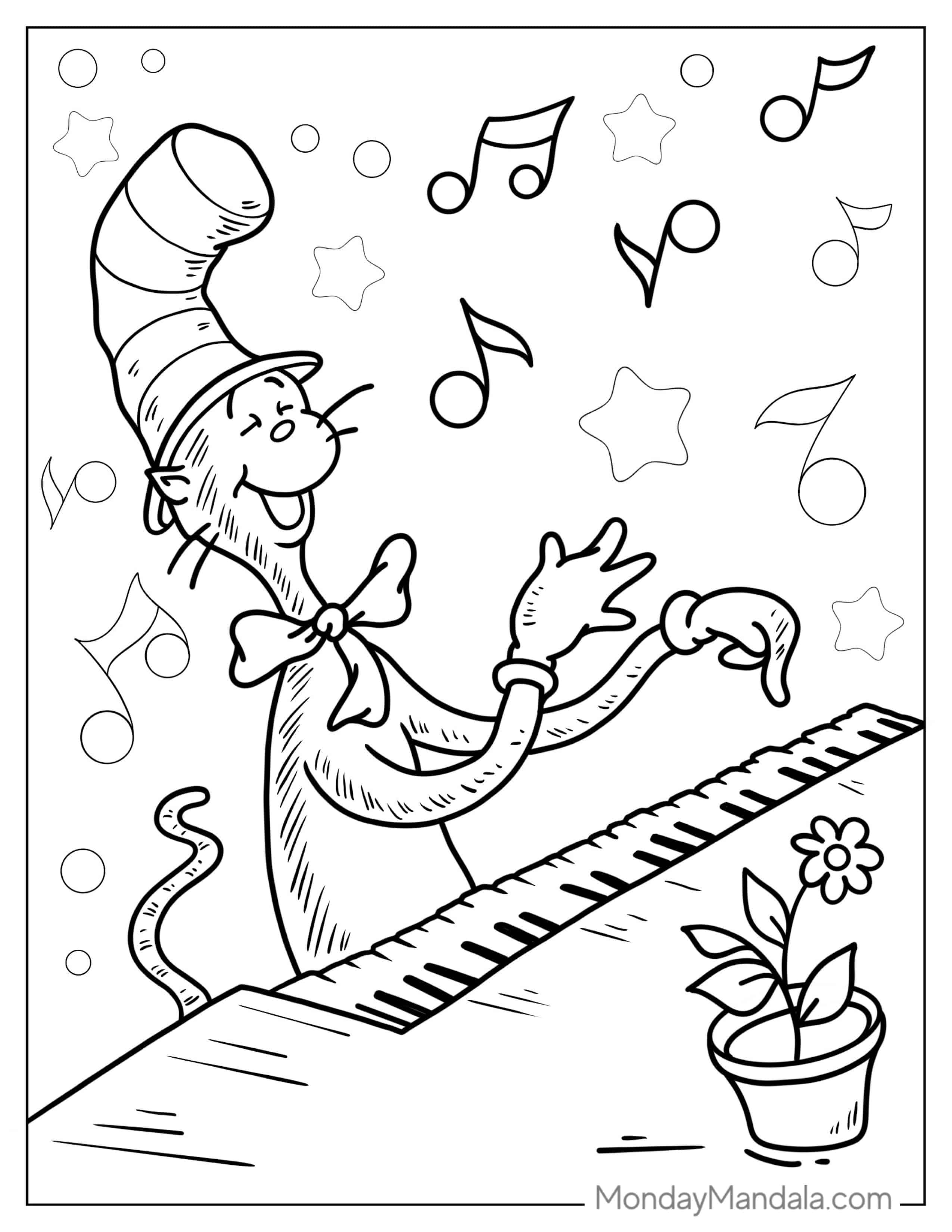 8 coloring page — printable line art