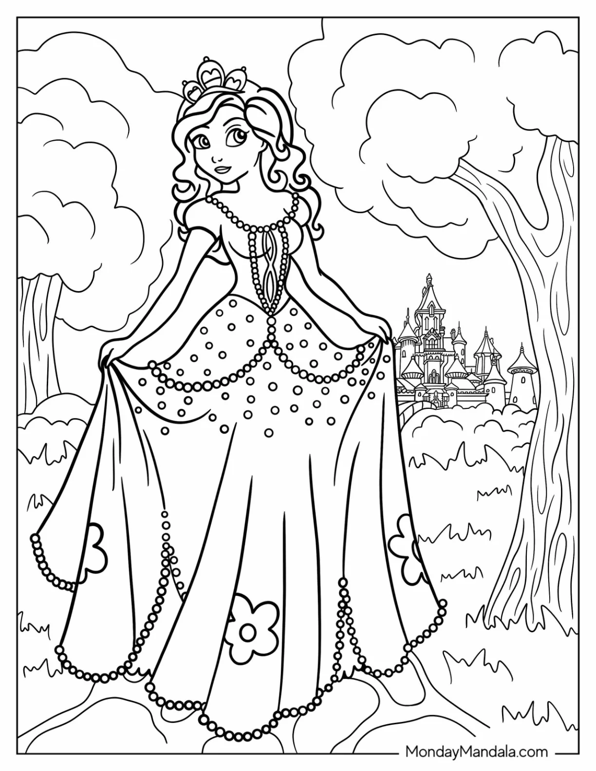 Princess Coloring Page Of Teenage Sofia The First coloring page