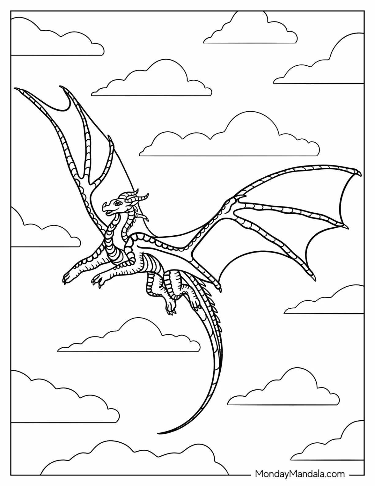 Wings Of Fire Coloring Page Of Peril coloring page