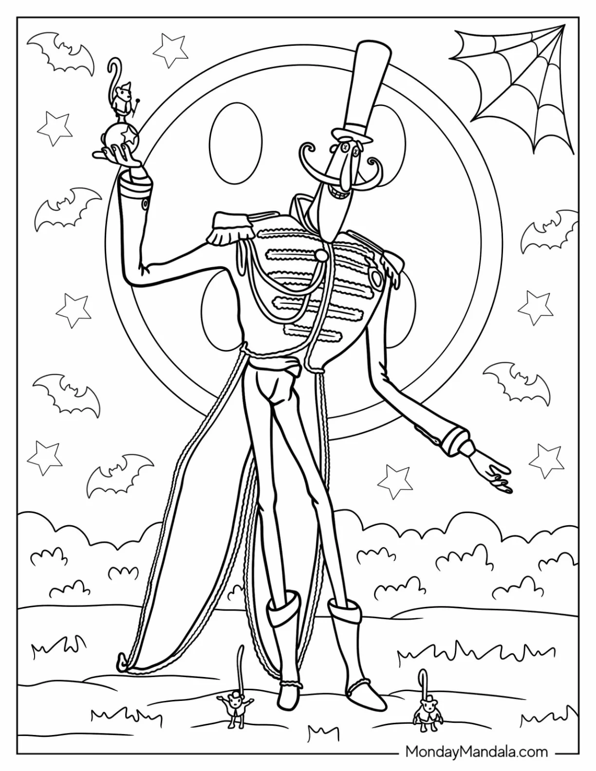 Coraline Coloring Page Of Other Bobinsky coloring page