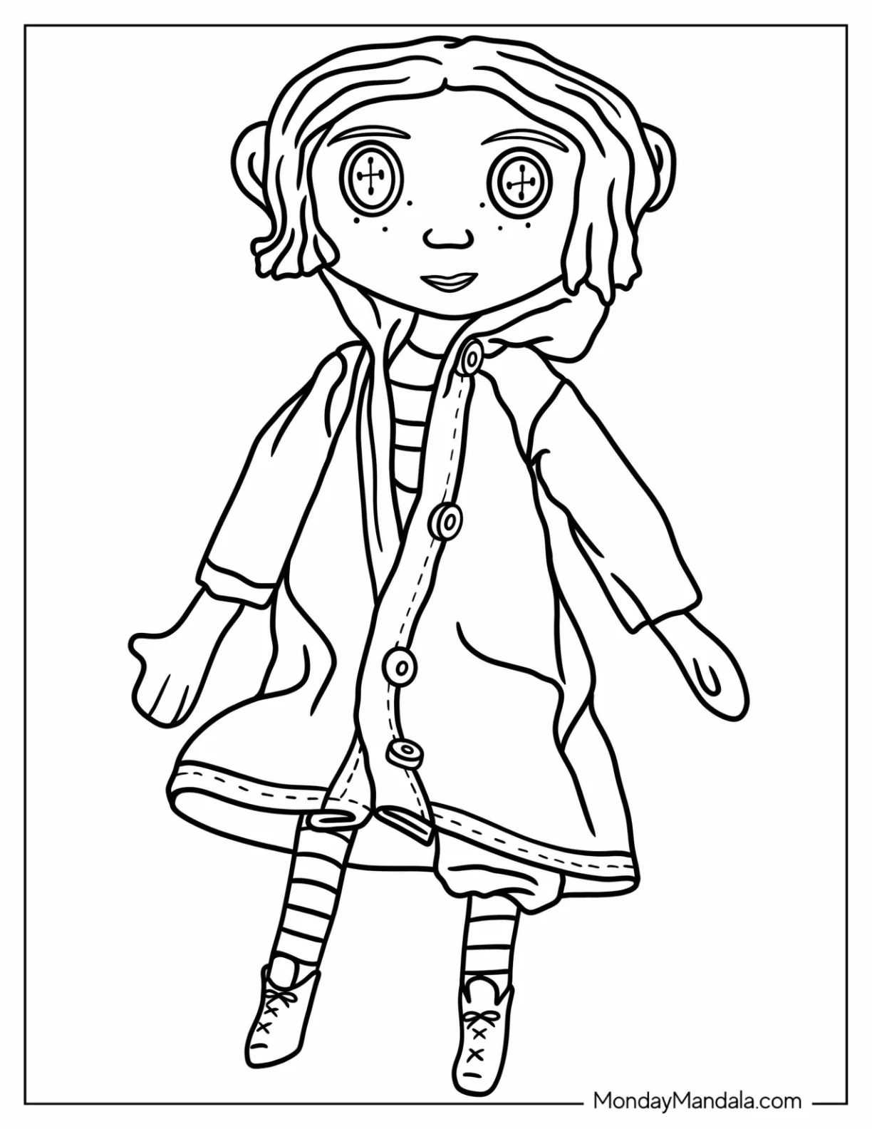 Other Coraline Coloring Page For Kids coloring page