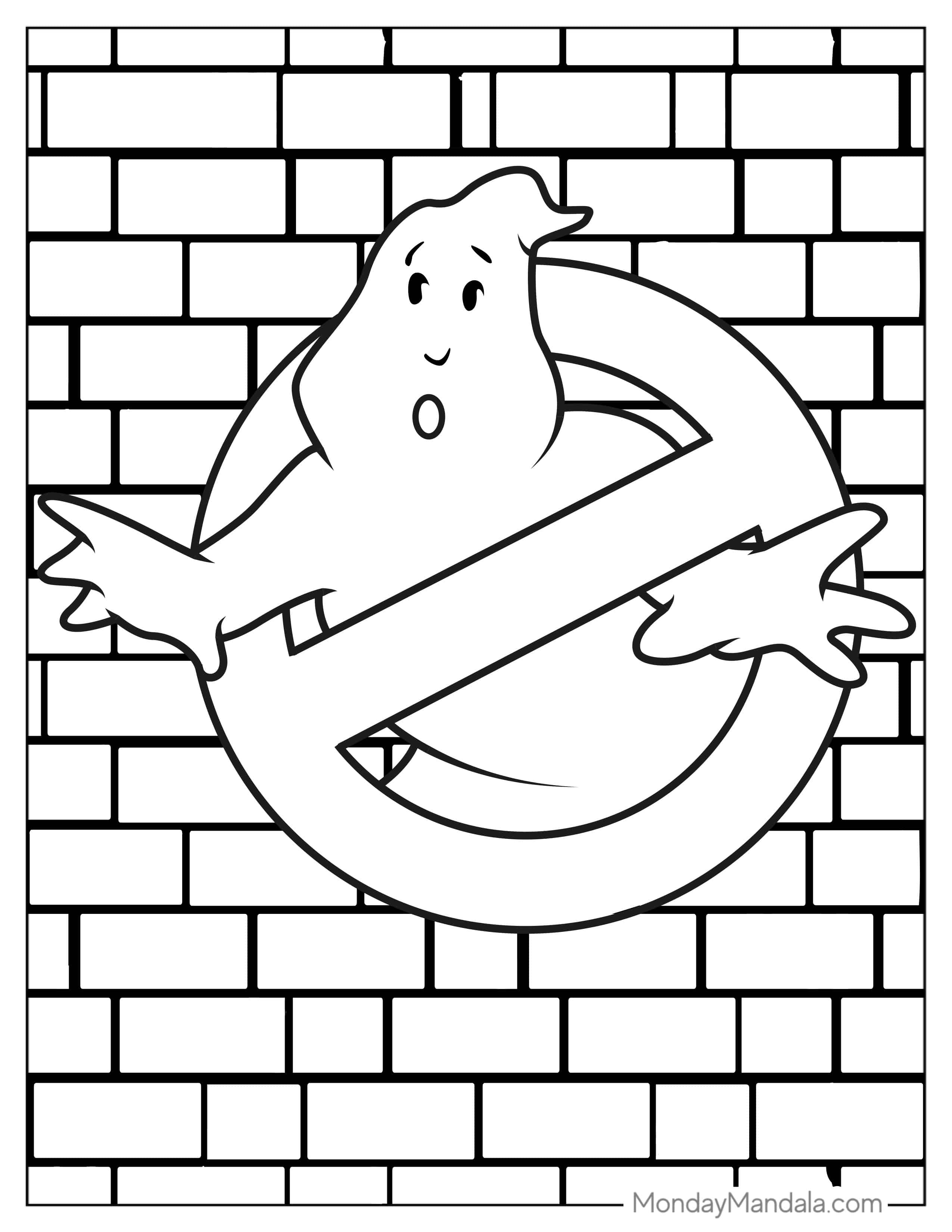 Ghost-Busters-Logo-Coloring-Page coloring page