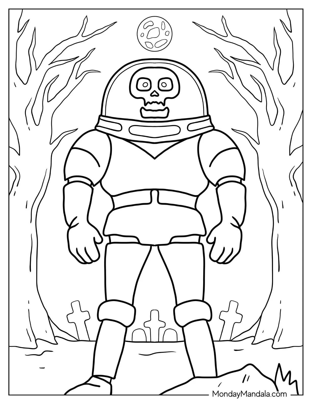 Monster Coloring Page From Scooby Doo coloring page