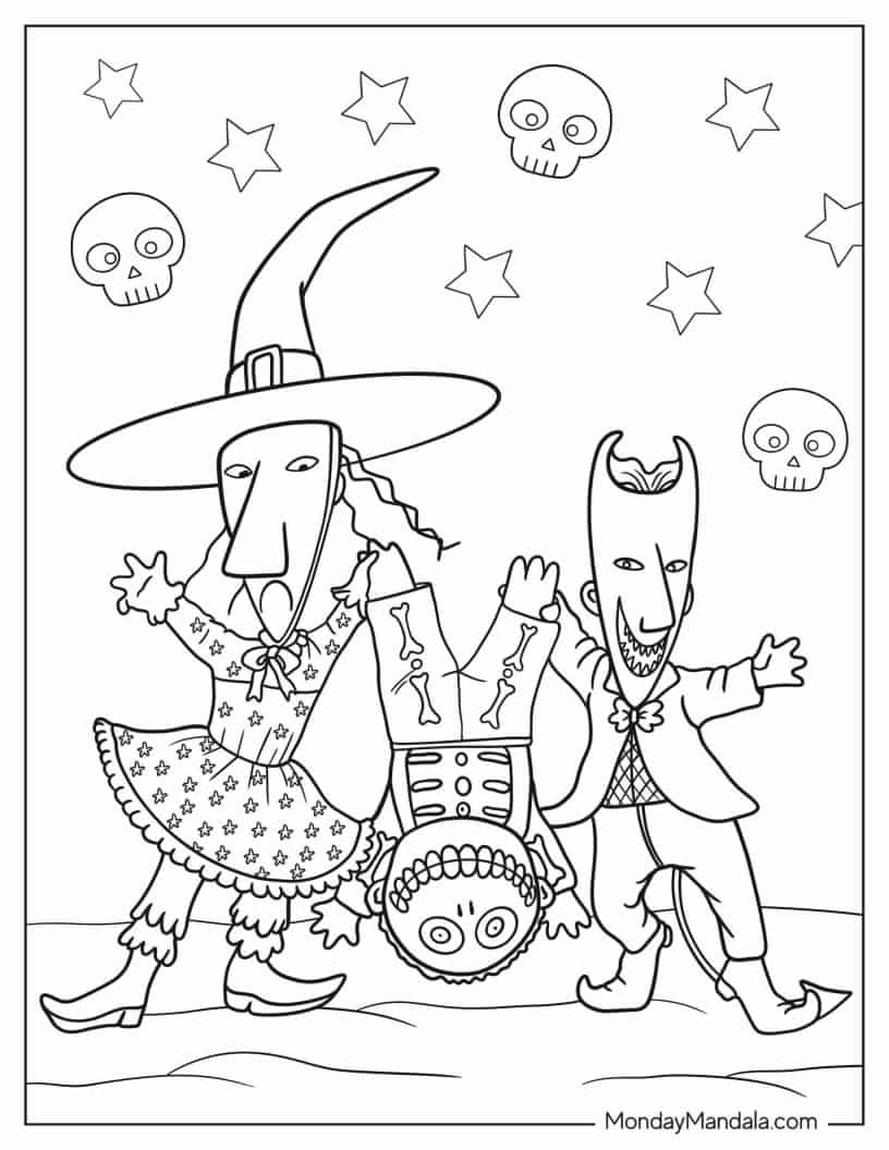 Lock Shock and Barrel Coloring Page coloring page