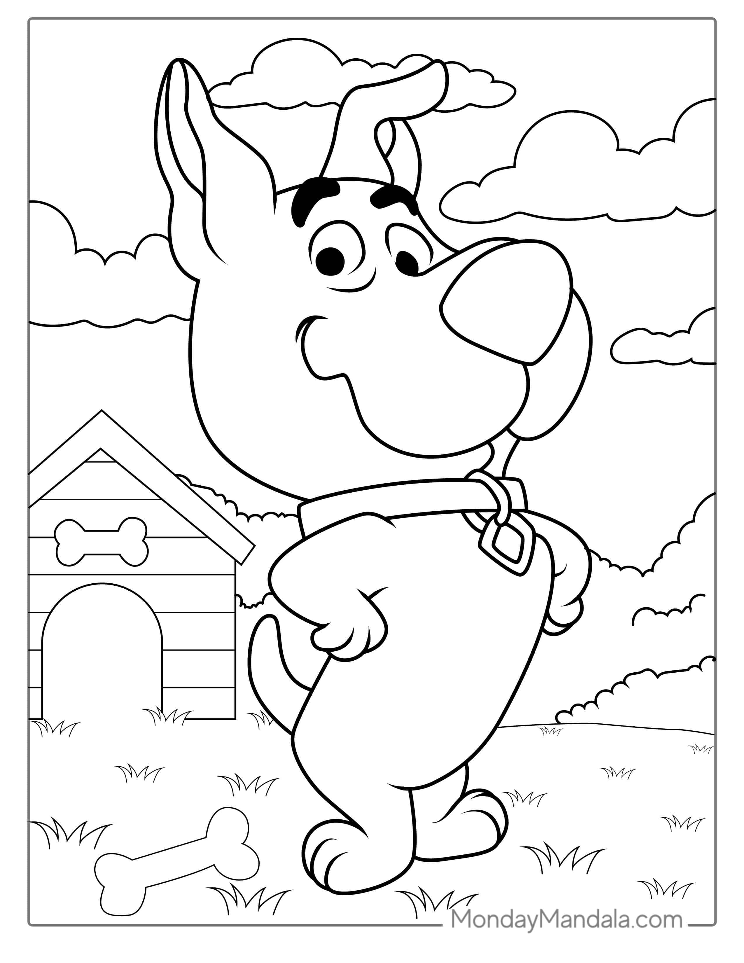Scrappy-Doo Coloring Page For Kids coloring page