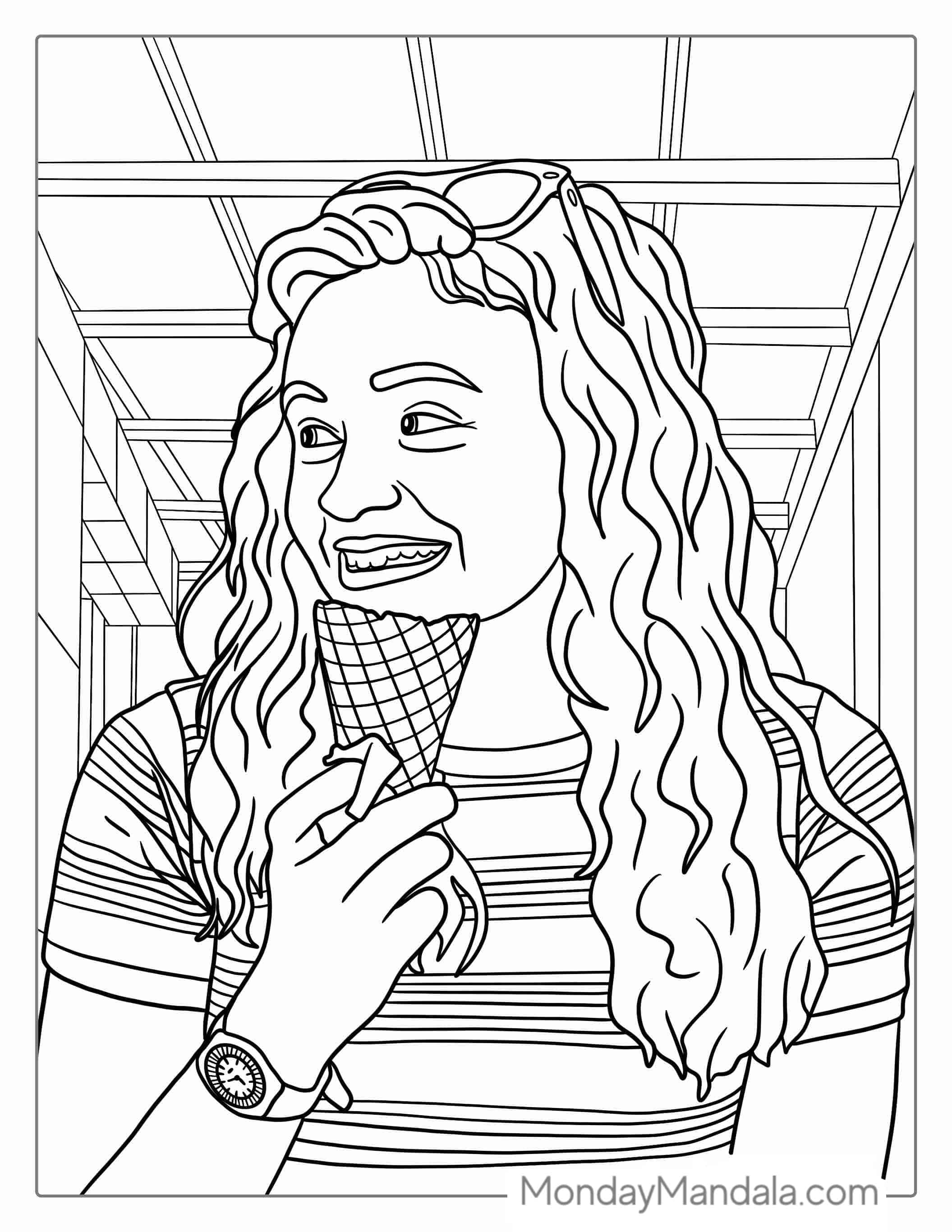 Coloring Page Of Max Mayfield coloring page