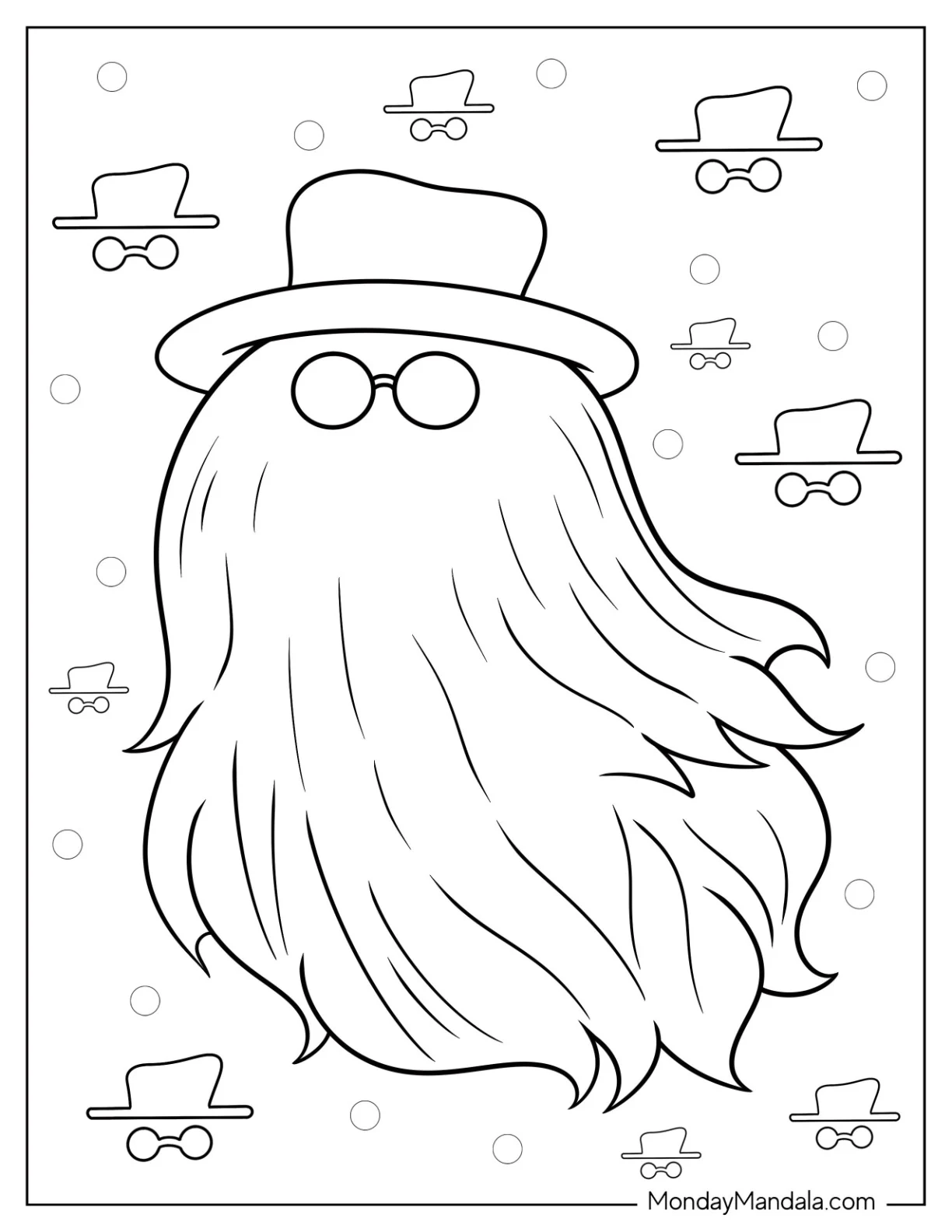 Wednesday Coloring Page Of Simple Cousin Itt coloring page