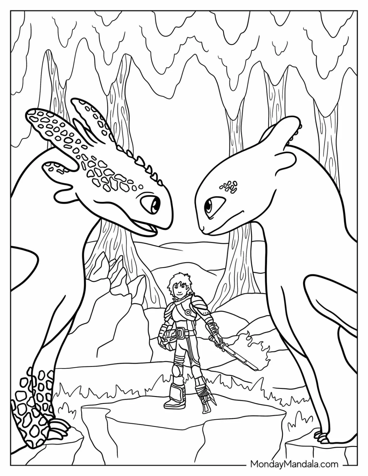 How To Train Your Dragon coloring pages