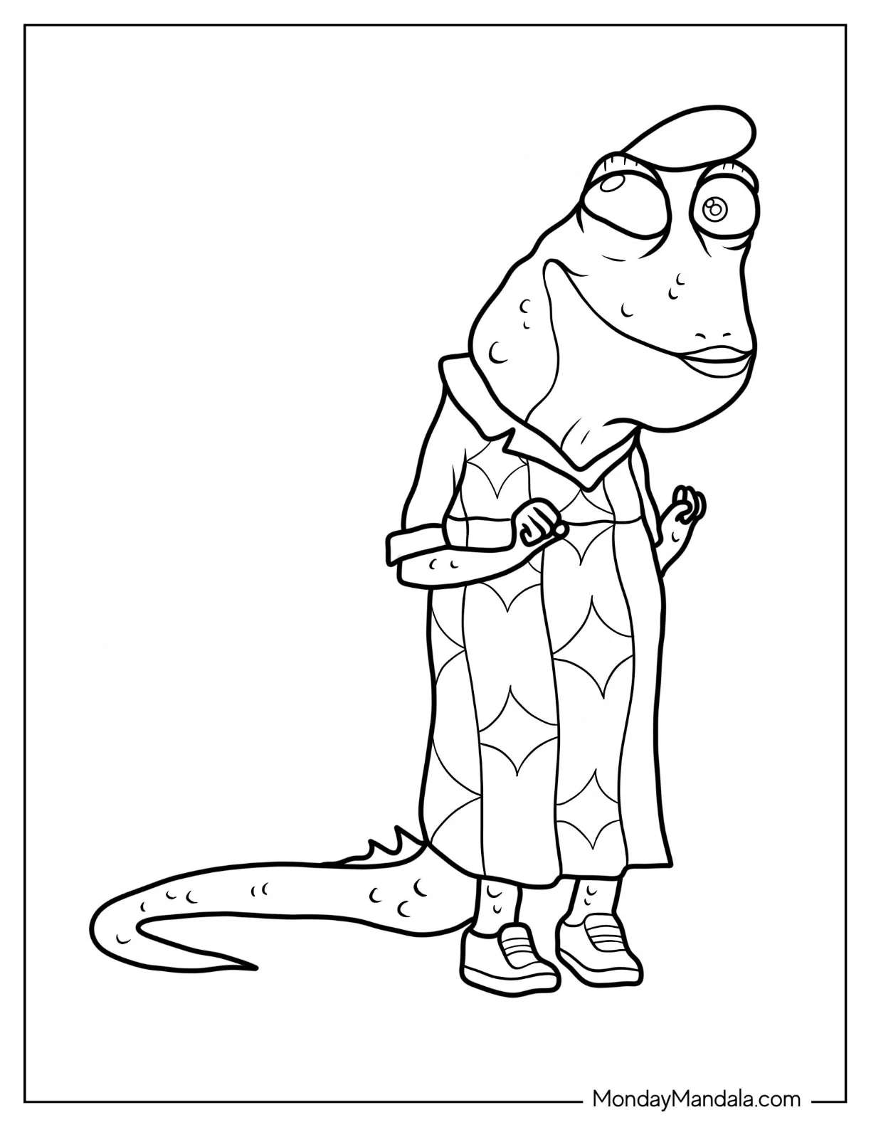 Sing Coloring Page Of Miss Crawly Sing Outline coloring page