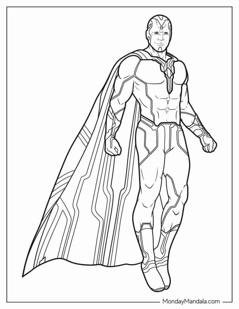 Detailed Vision Coloring Sheet coloring page