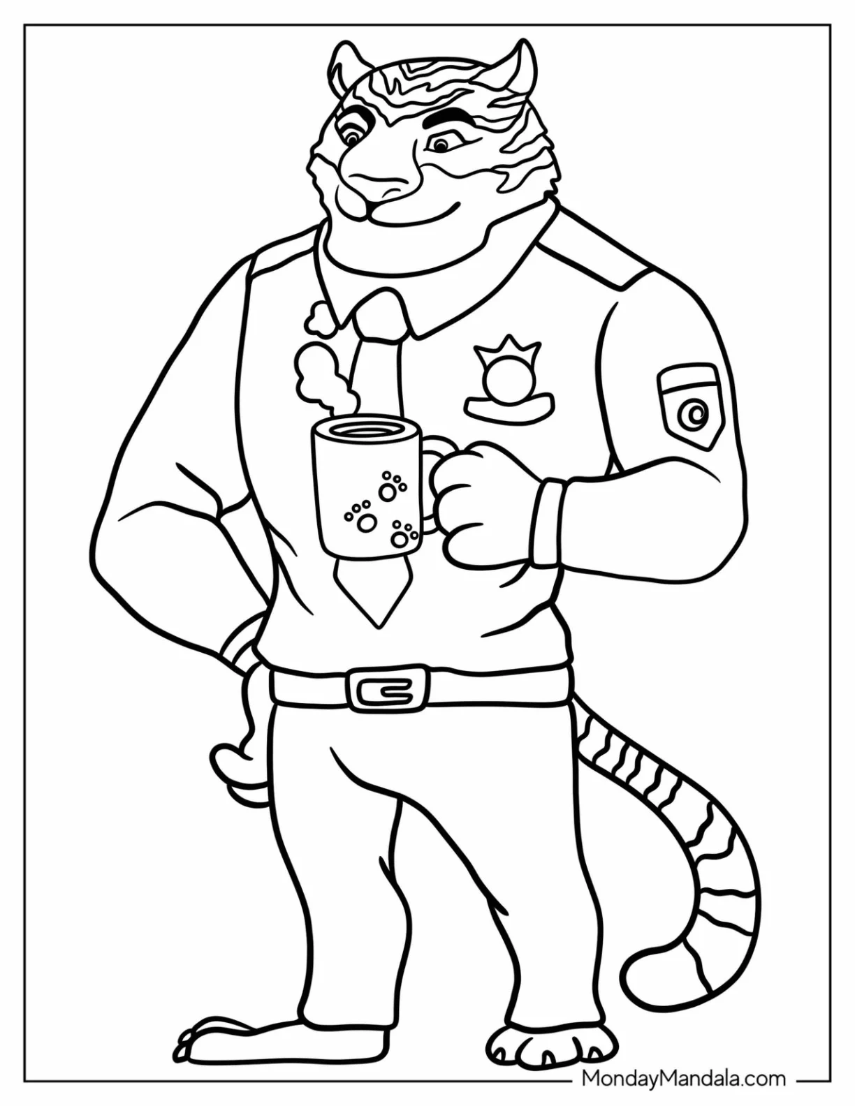 Zootopia coloring pages