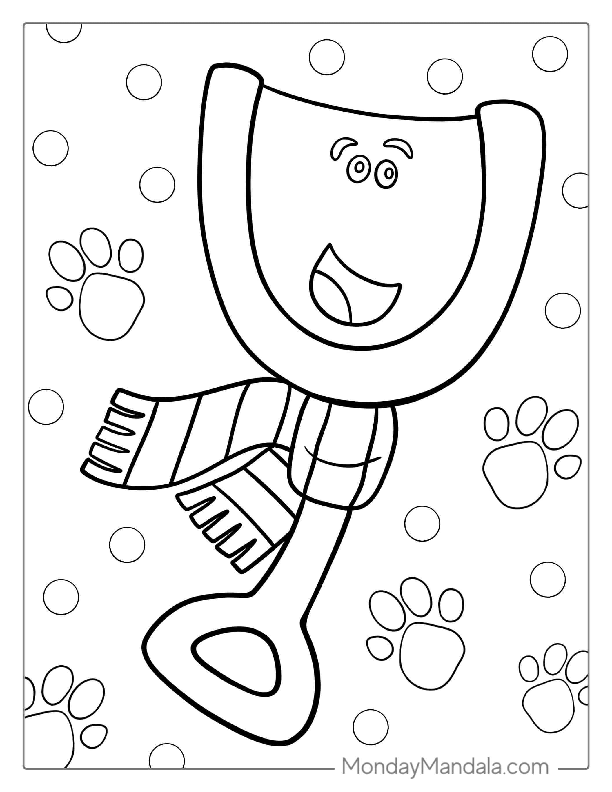 Shovel Character From Blue_s Clues Coloring Picture coloring page
