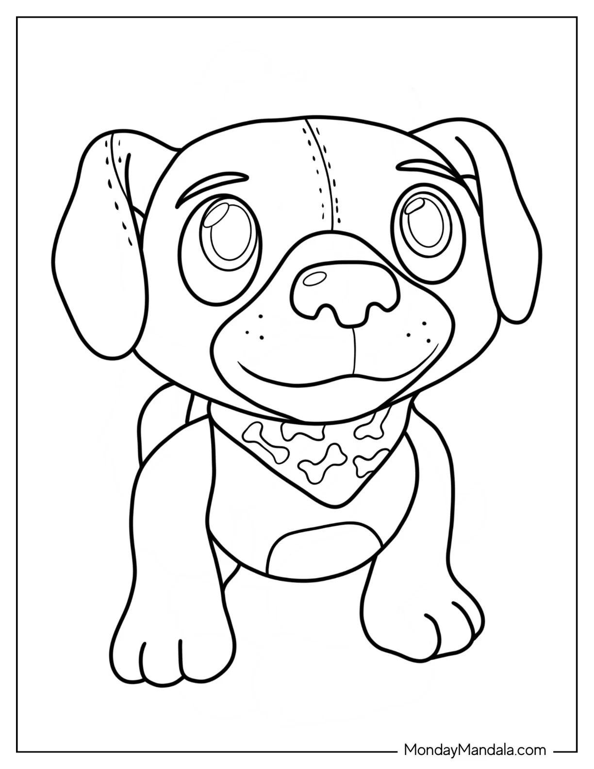Doc McStuffins Coloring Page Of Cute Findo Outline For Kids coloring page