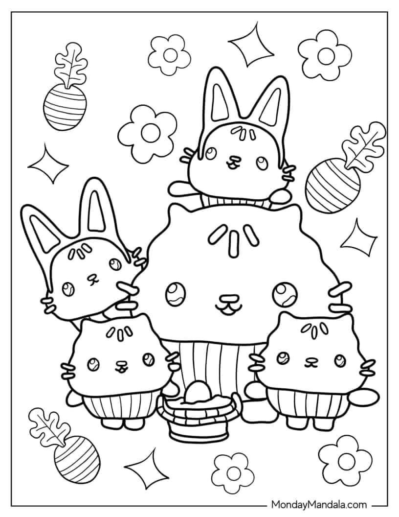 Cakey_s Cupcake Cousins Coloring In coloring page