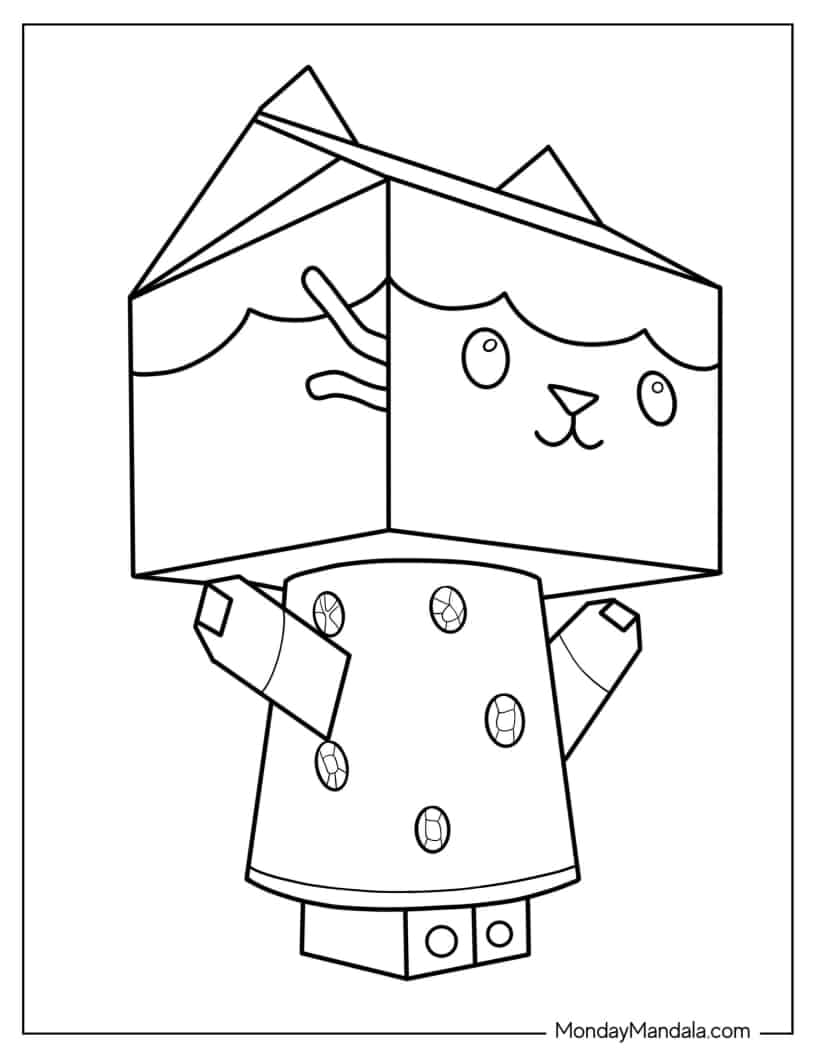 Coloring Page Of Baby Box For Preschoolers coloring page