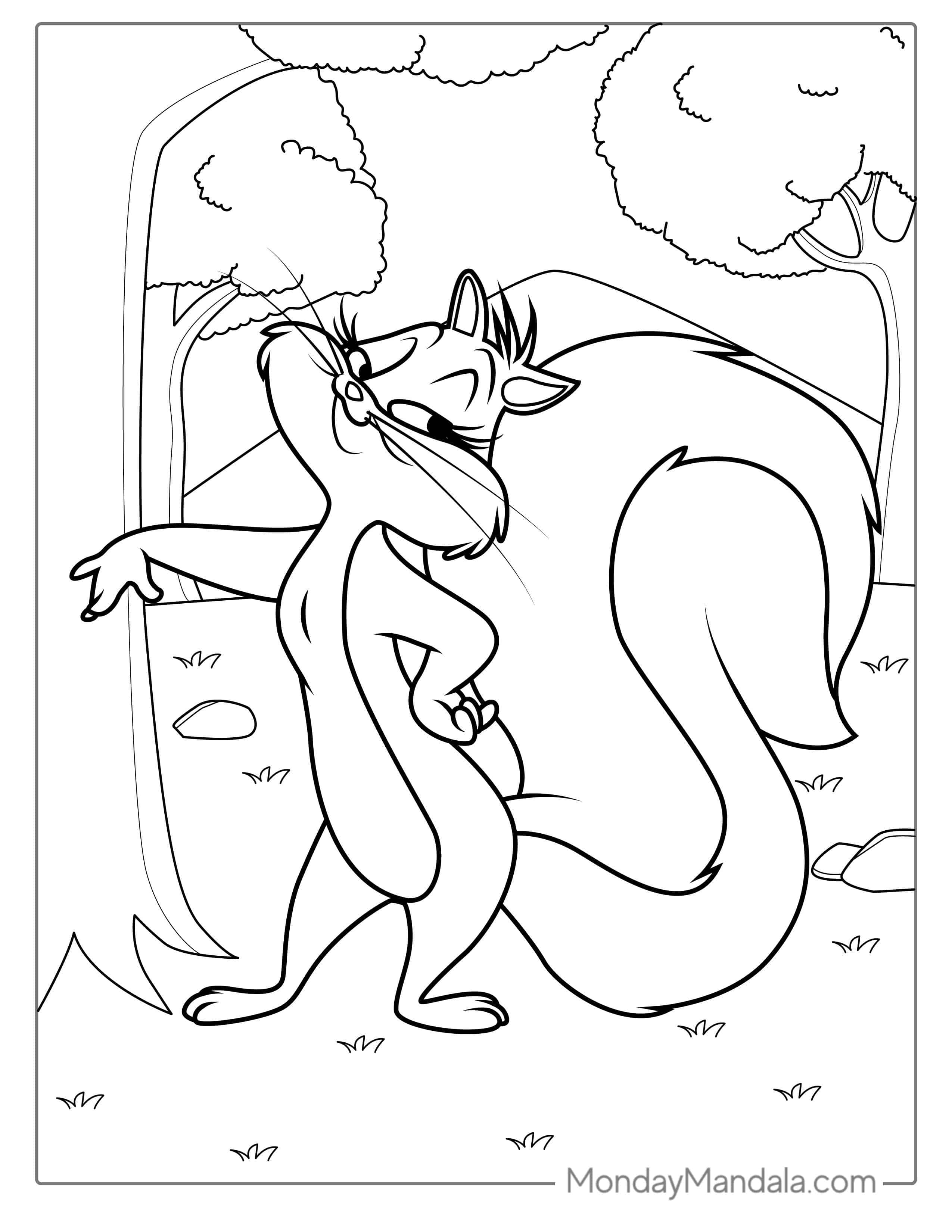 Penelope Pussycat Coloring Page For Kids coloring page — printable line art