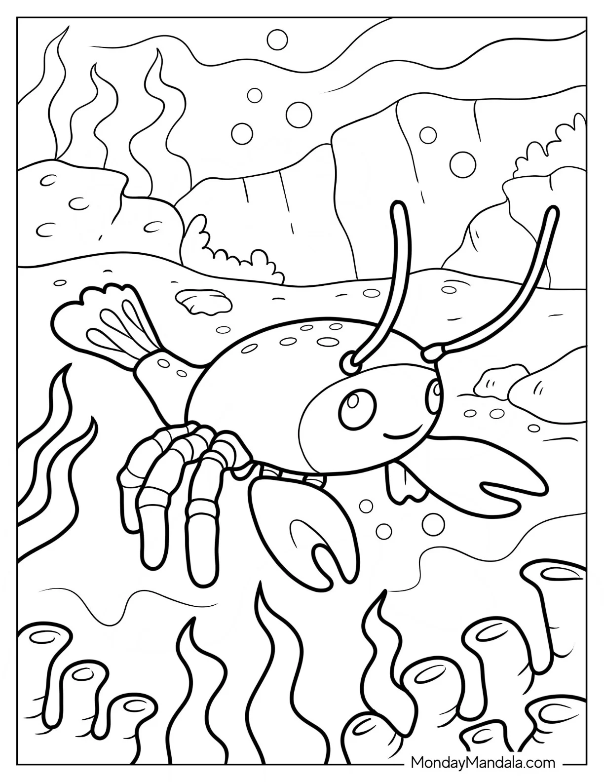 Octonauts Coloring Page Of Fiddler Crab coloring page