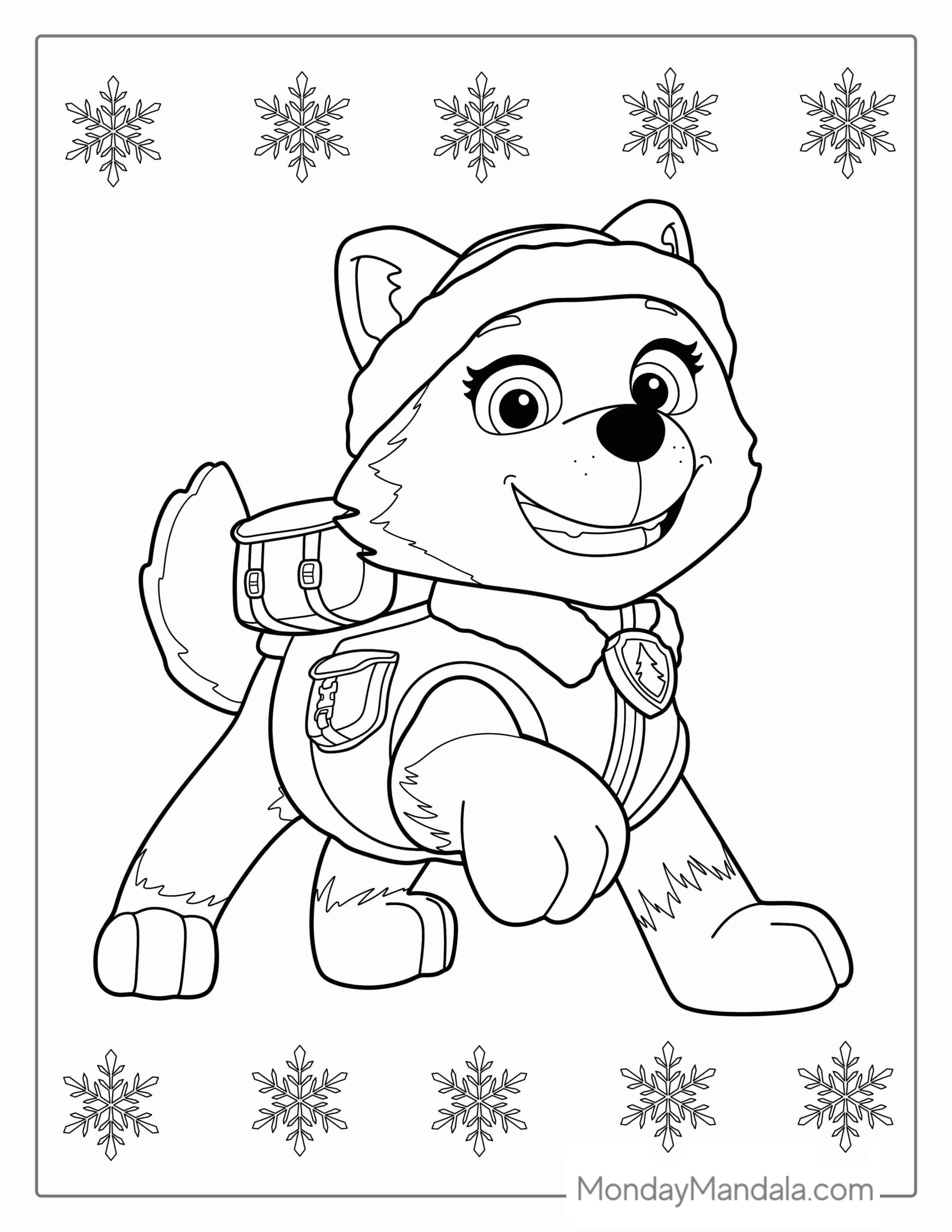 Coloring Page Of Everest coloring page