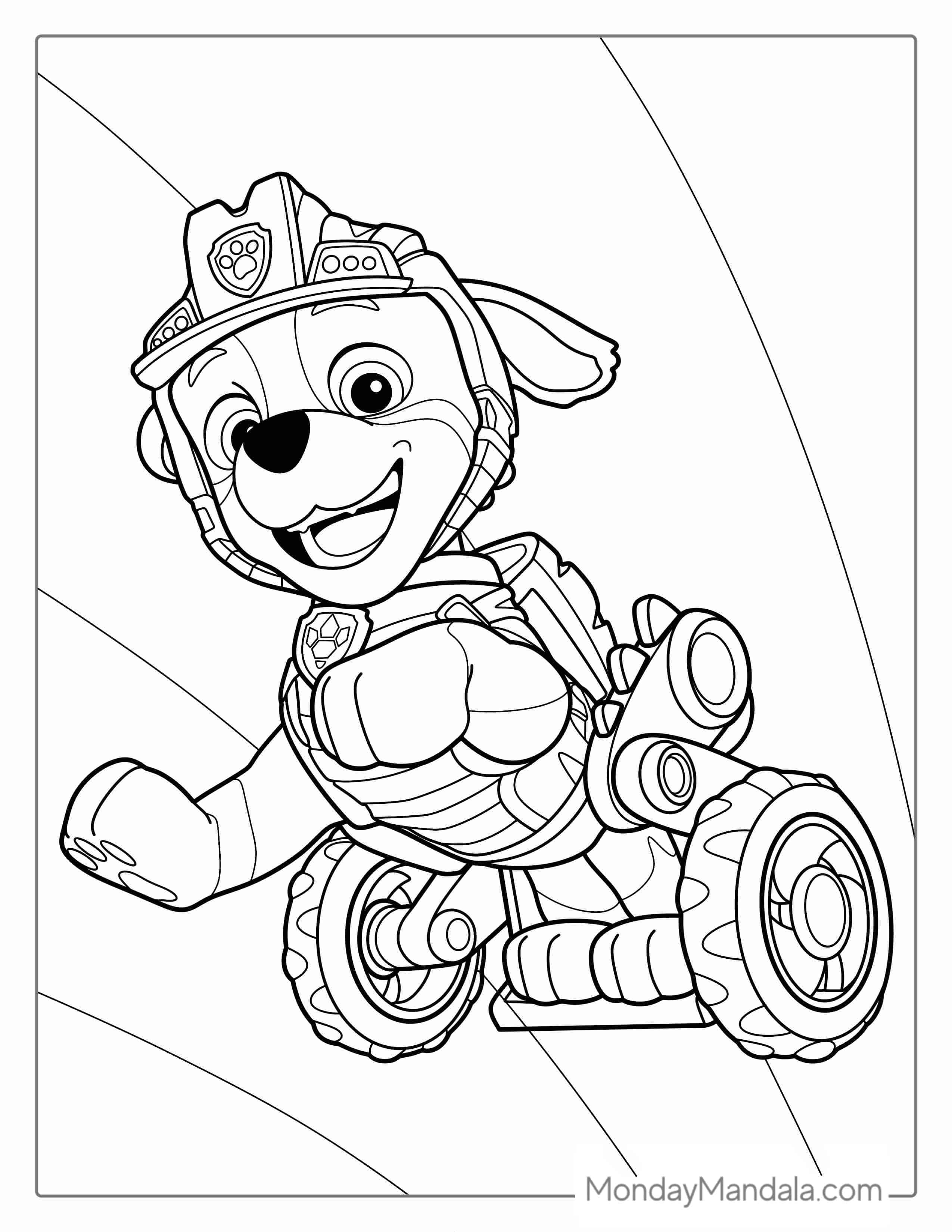 Coloring Sheet Of Rex In His Wheelchair coloring page