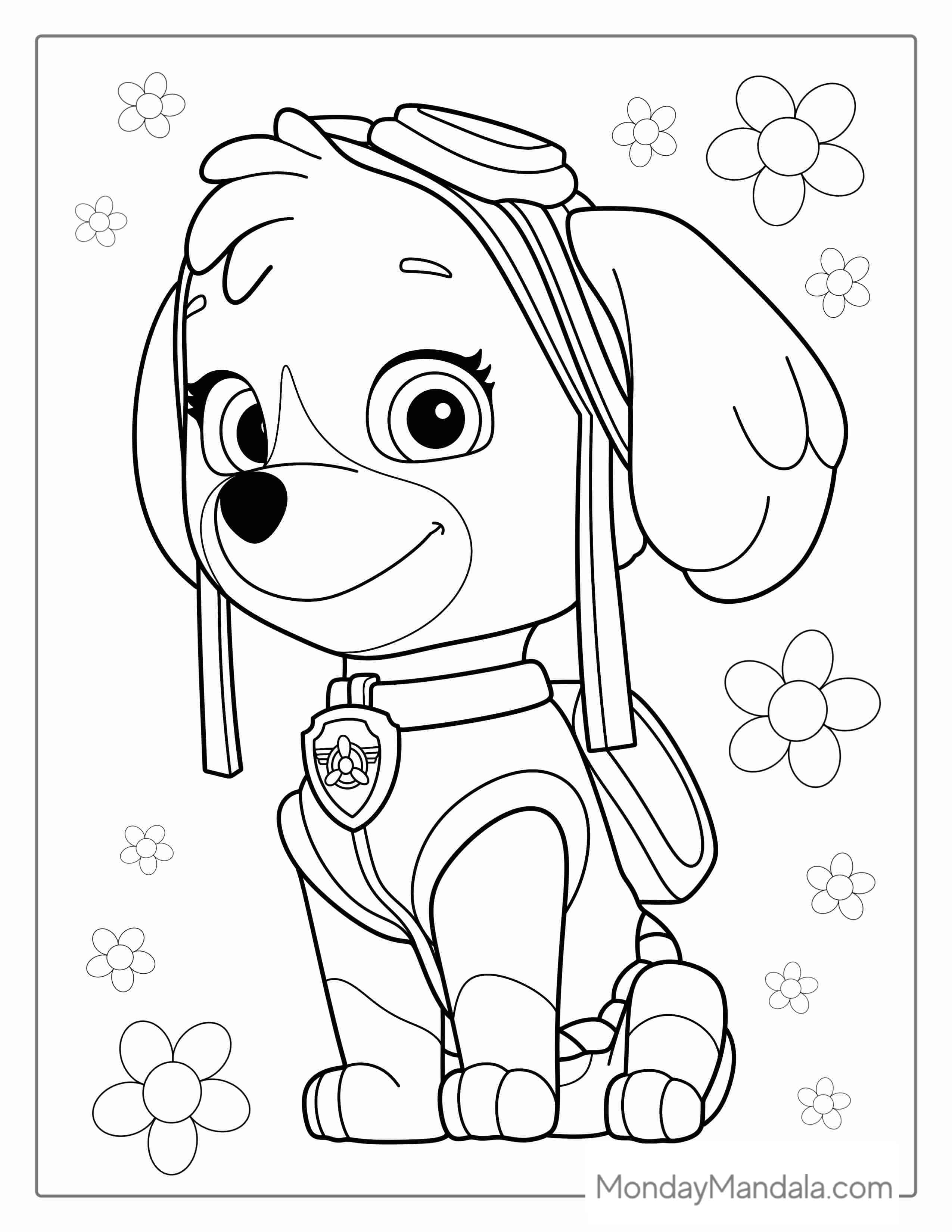 Simple Outline Of Sky To Color For Kids coloring page