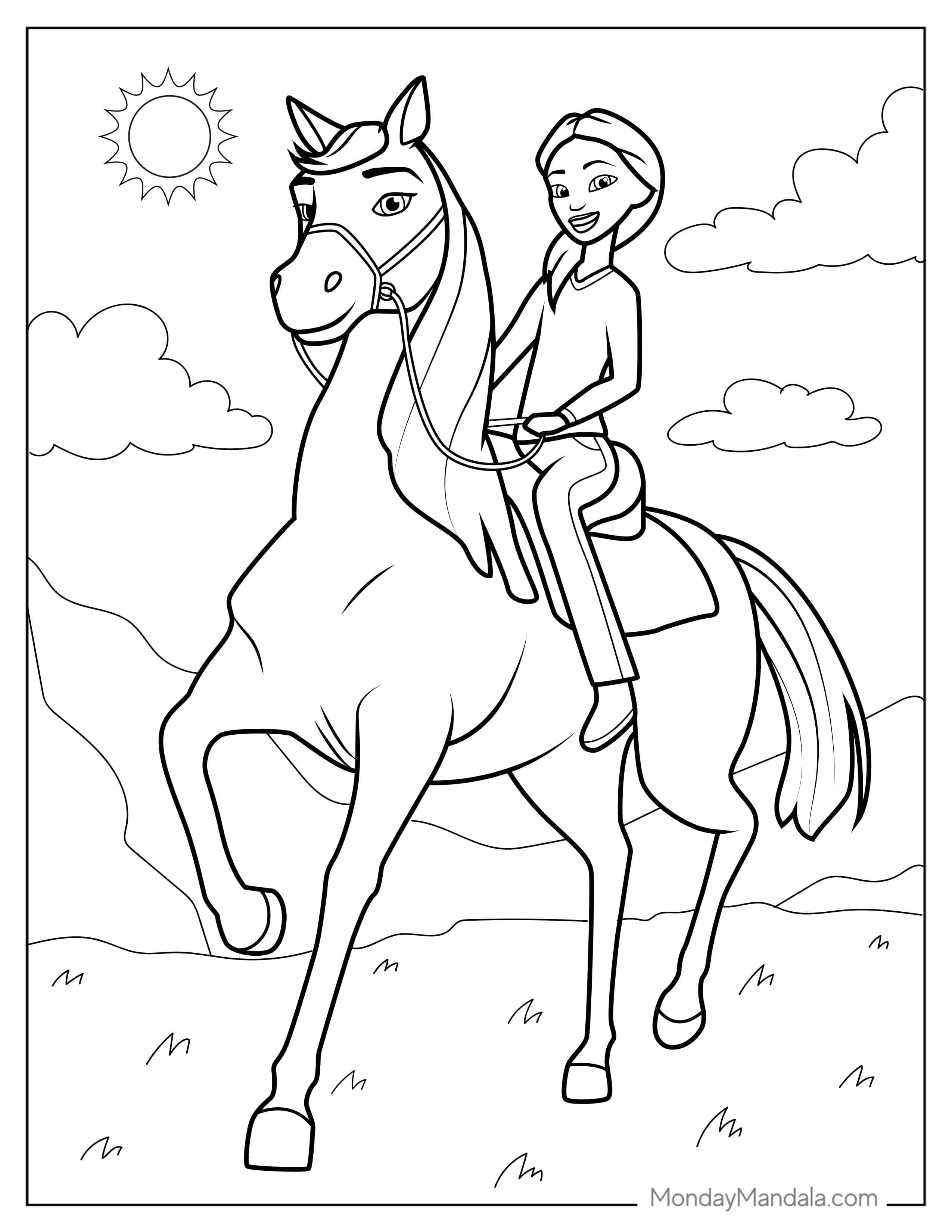 Chica Linda and Abigail To Color coloring page