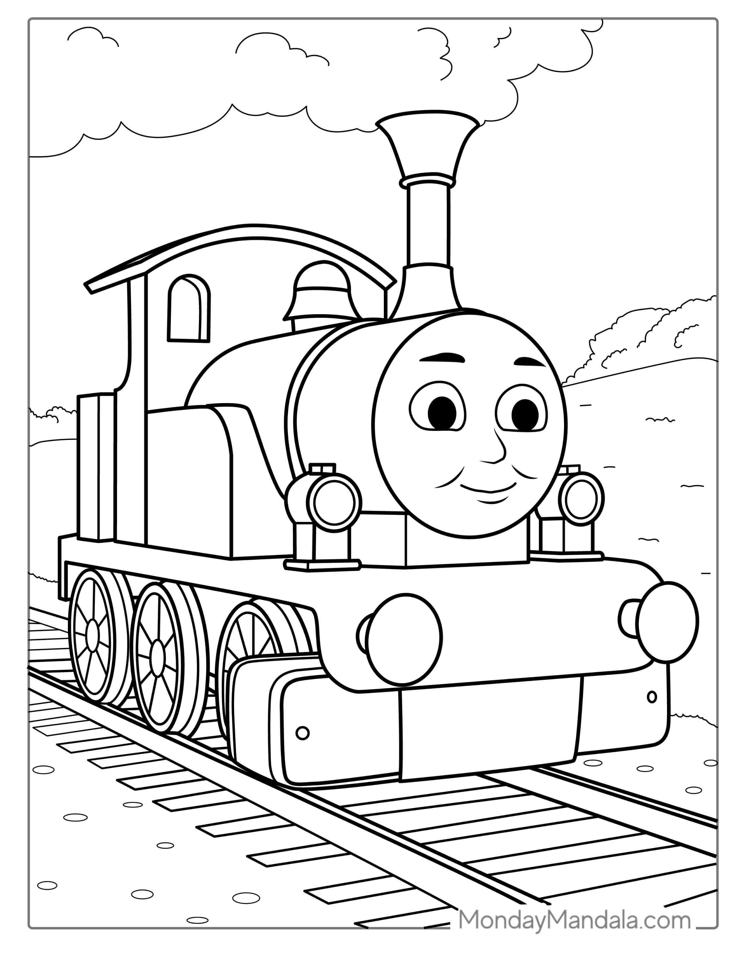 Lady Thomas The Tank Engine Coloring In coloring page