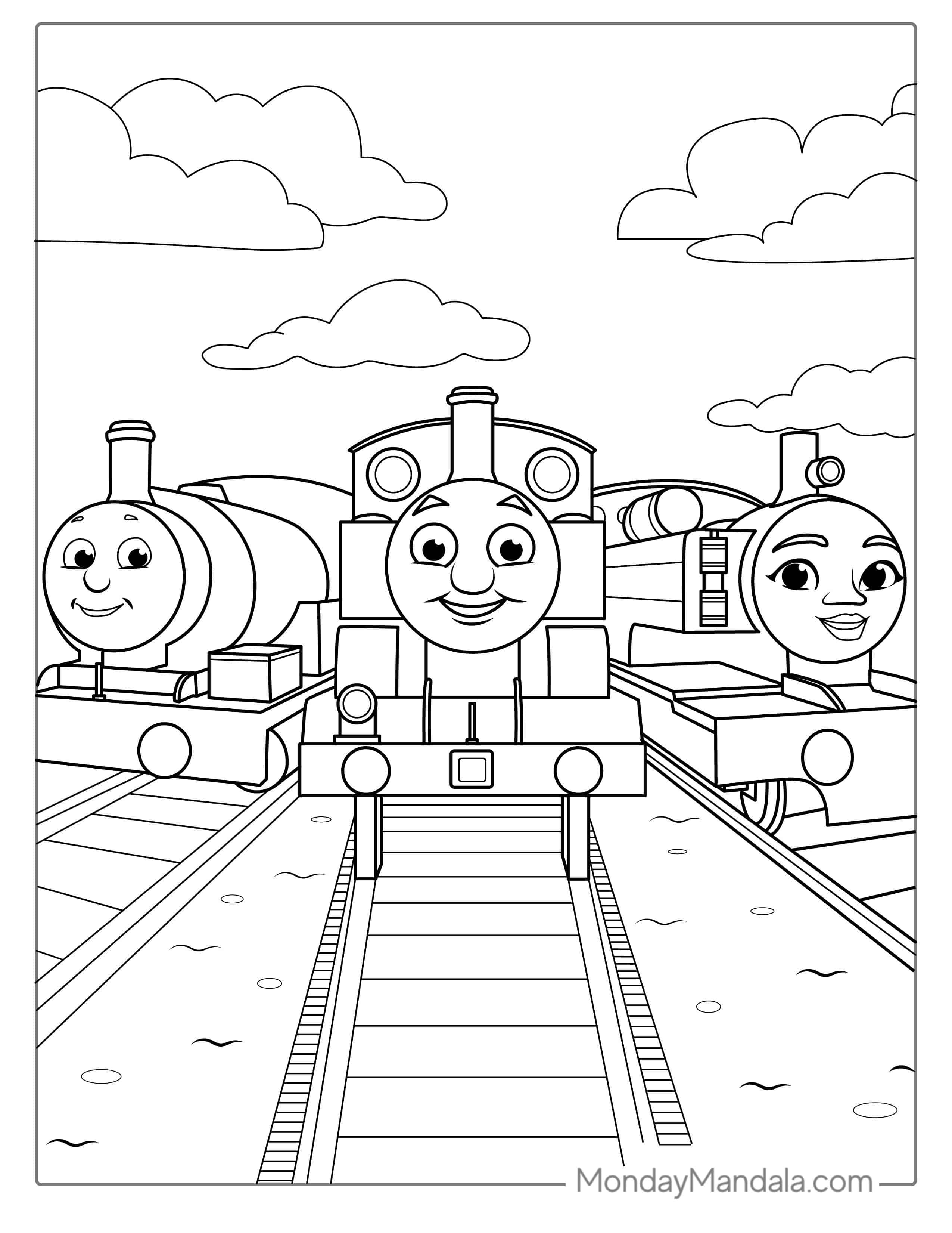 Thomas And Friends Coloring Page coloring page