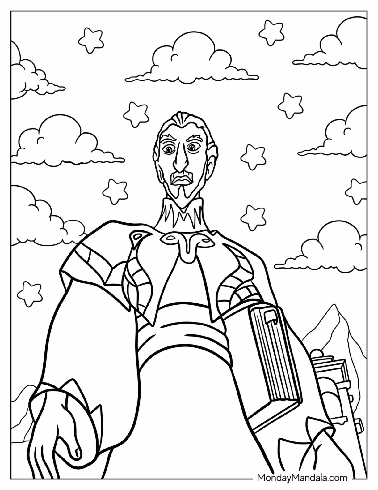 Fiero From Elena Of Avalor Coloring Page coloring page