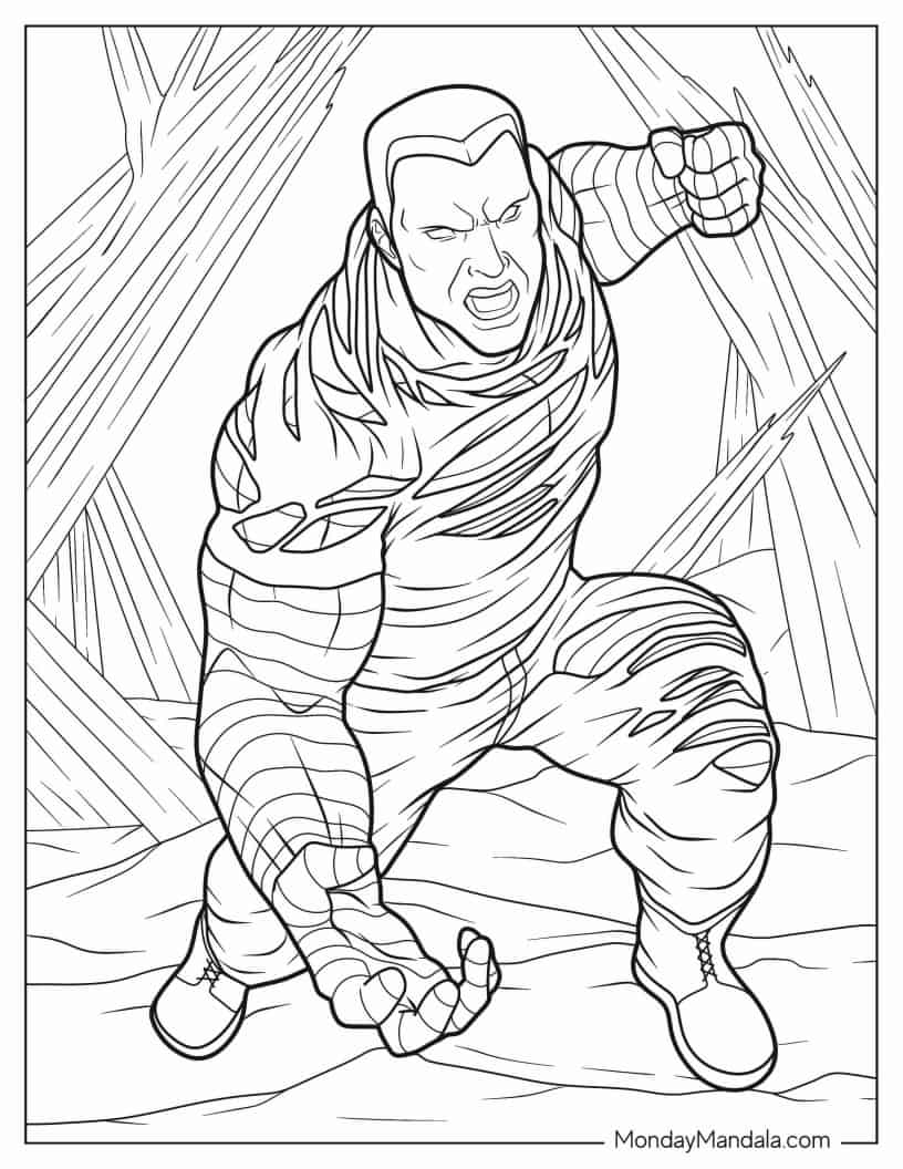 Colossus From Deadpool coloring page — printable line art